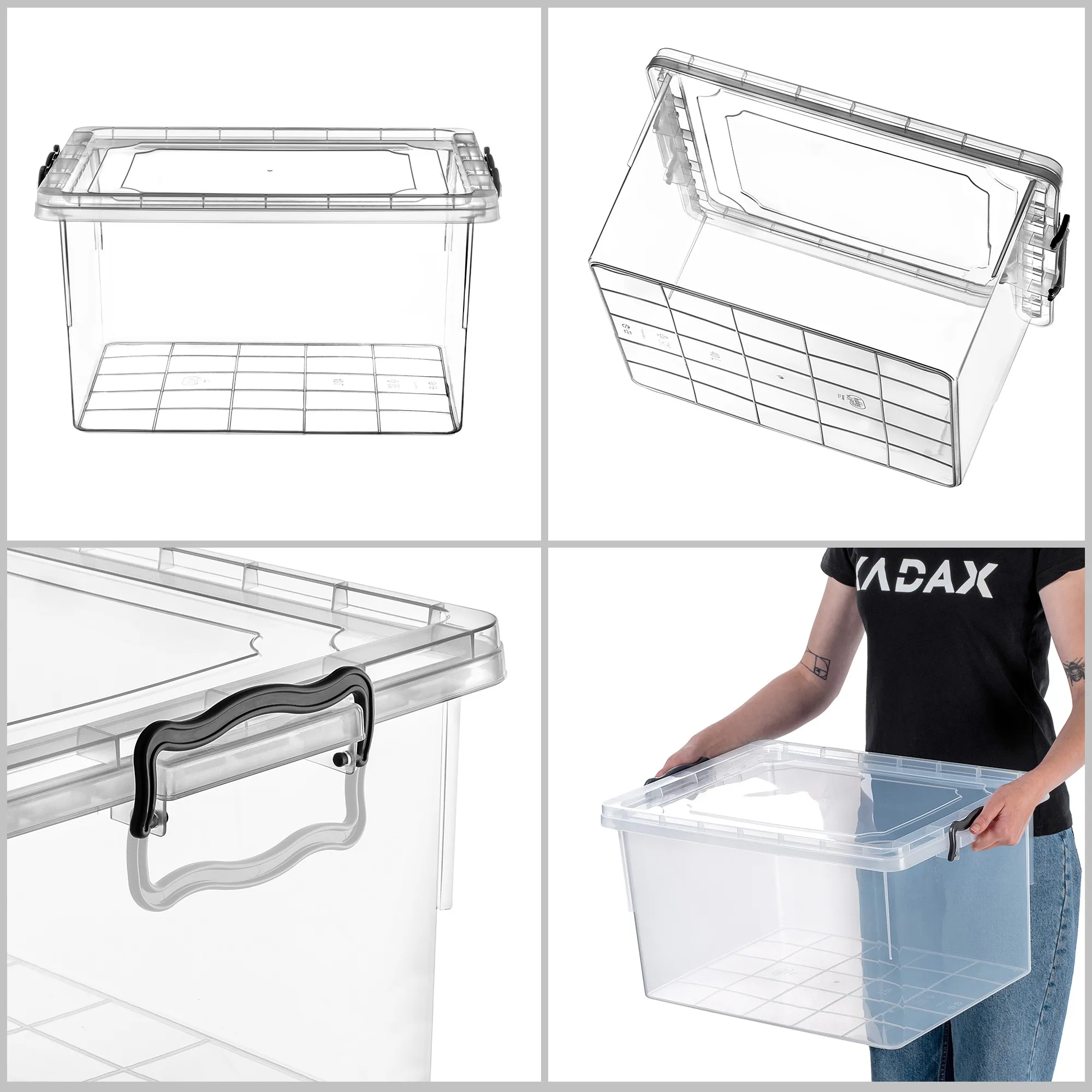 Colle 40L medaus rėminis konteineris, skirtas Langstroth ir Dadant rėmams