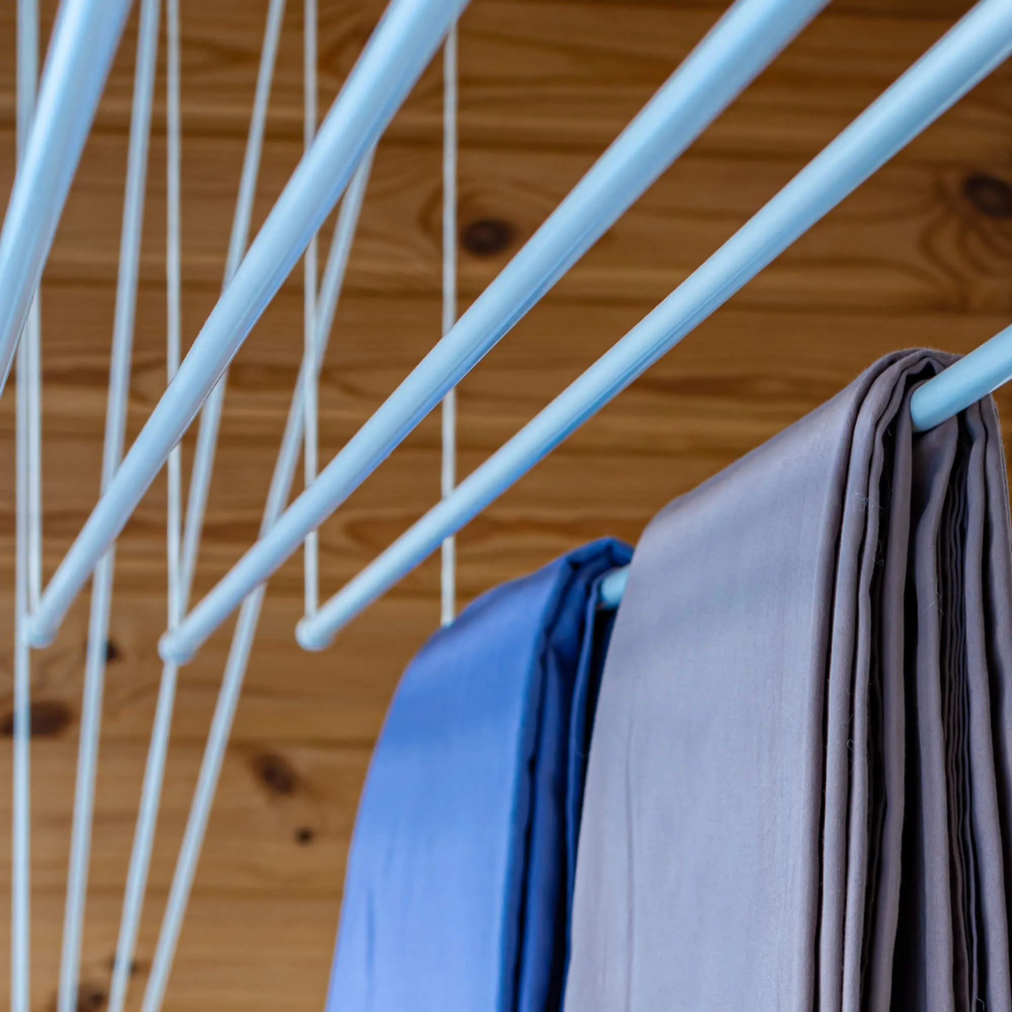 Resiga lubinė drabužių džiovyklė, 5 strypai, 140 cm, balta