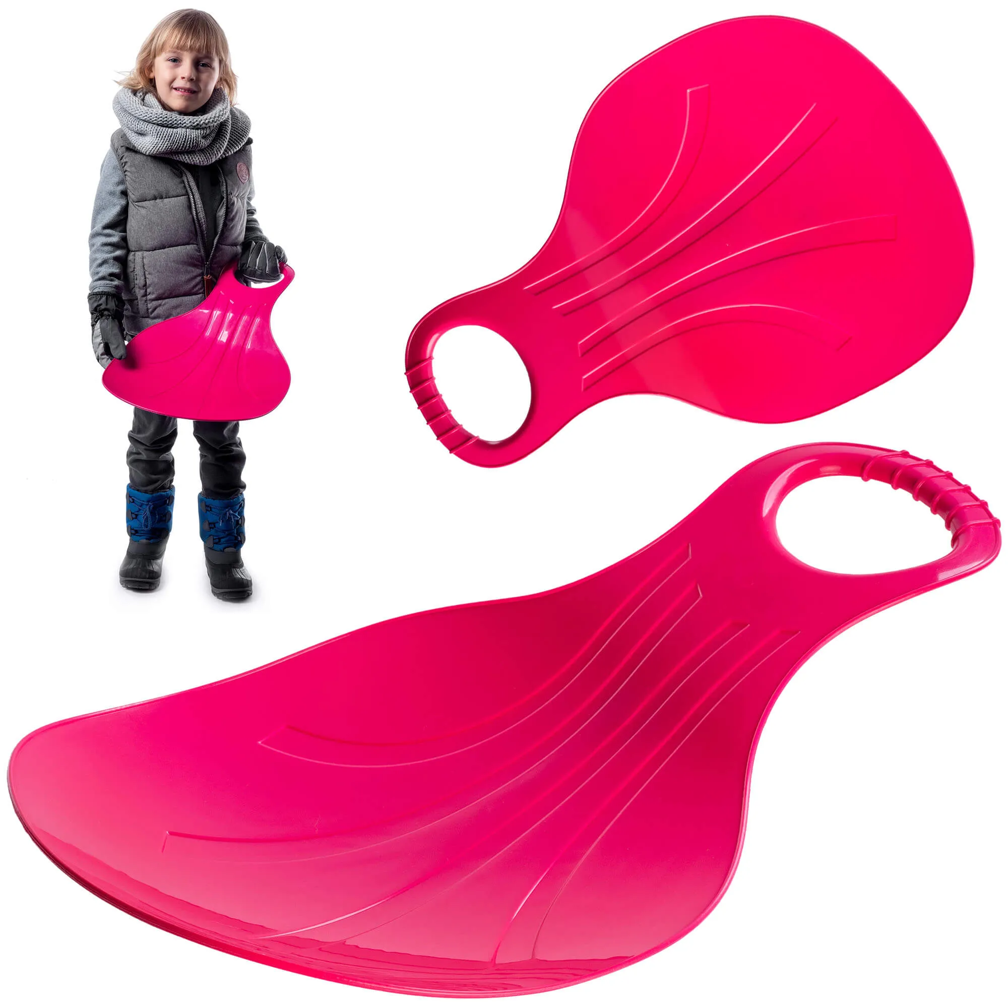 Plastikinė obuolių formos slydimo … dalis, rožinė