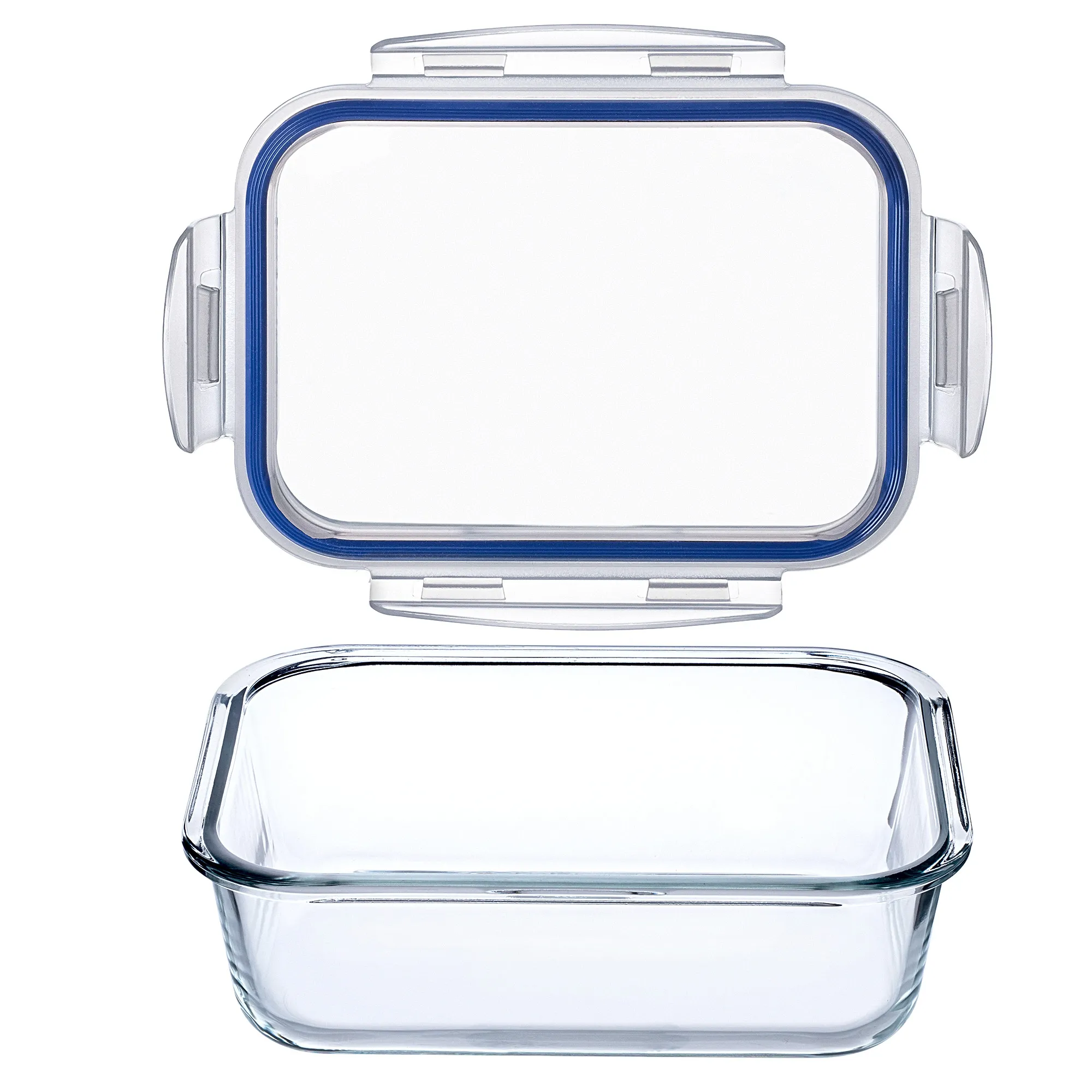 Athie stačiakampių indelių rinkinys 370 ml + 640 ml + 1040 ml + 1520 ml