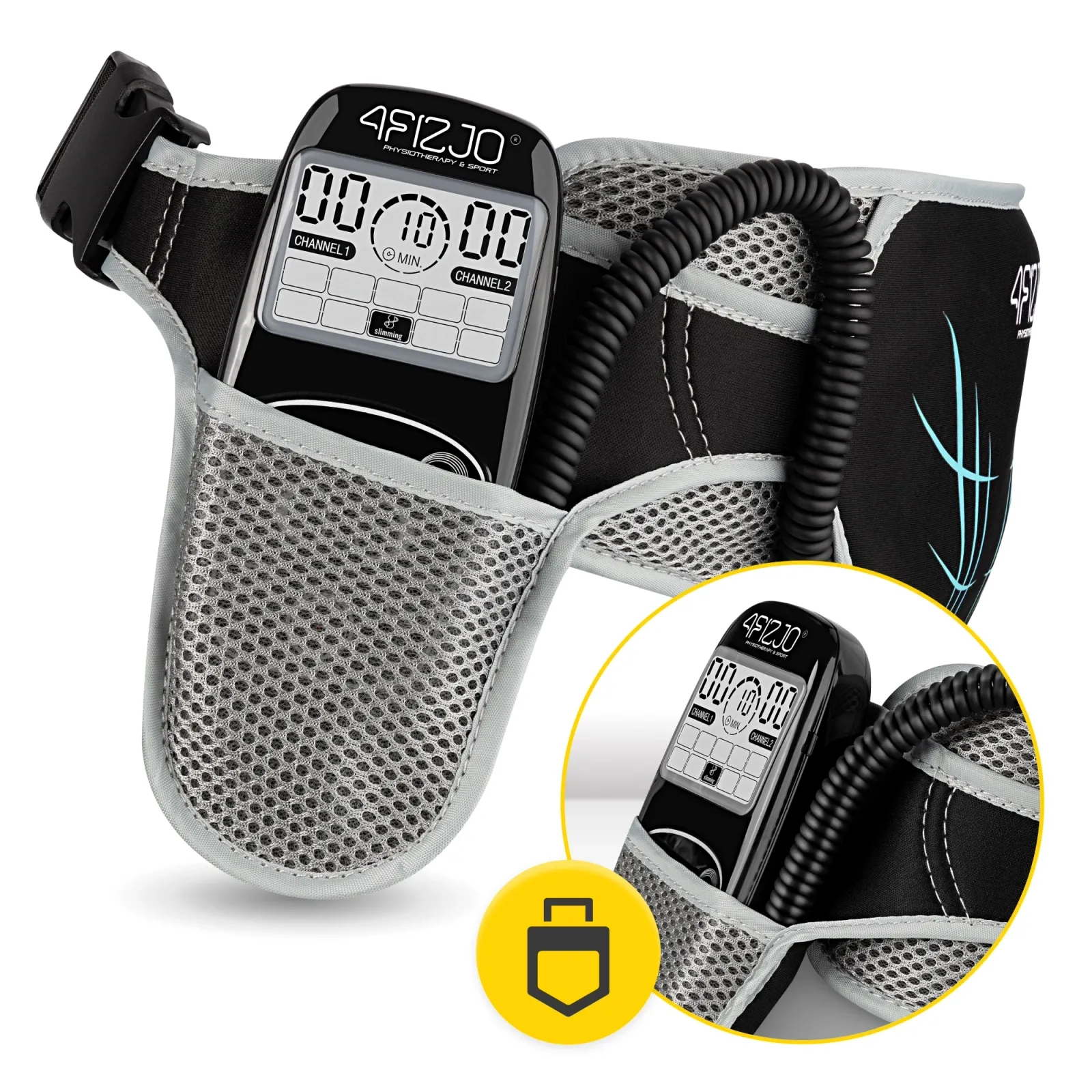 EMS diržo elektrostimuliatorius pilvo raumenims