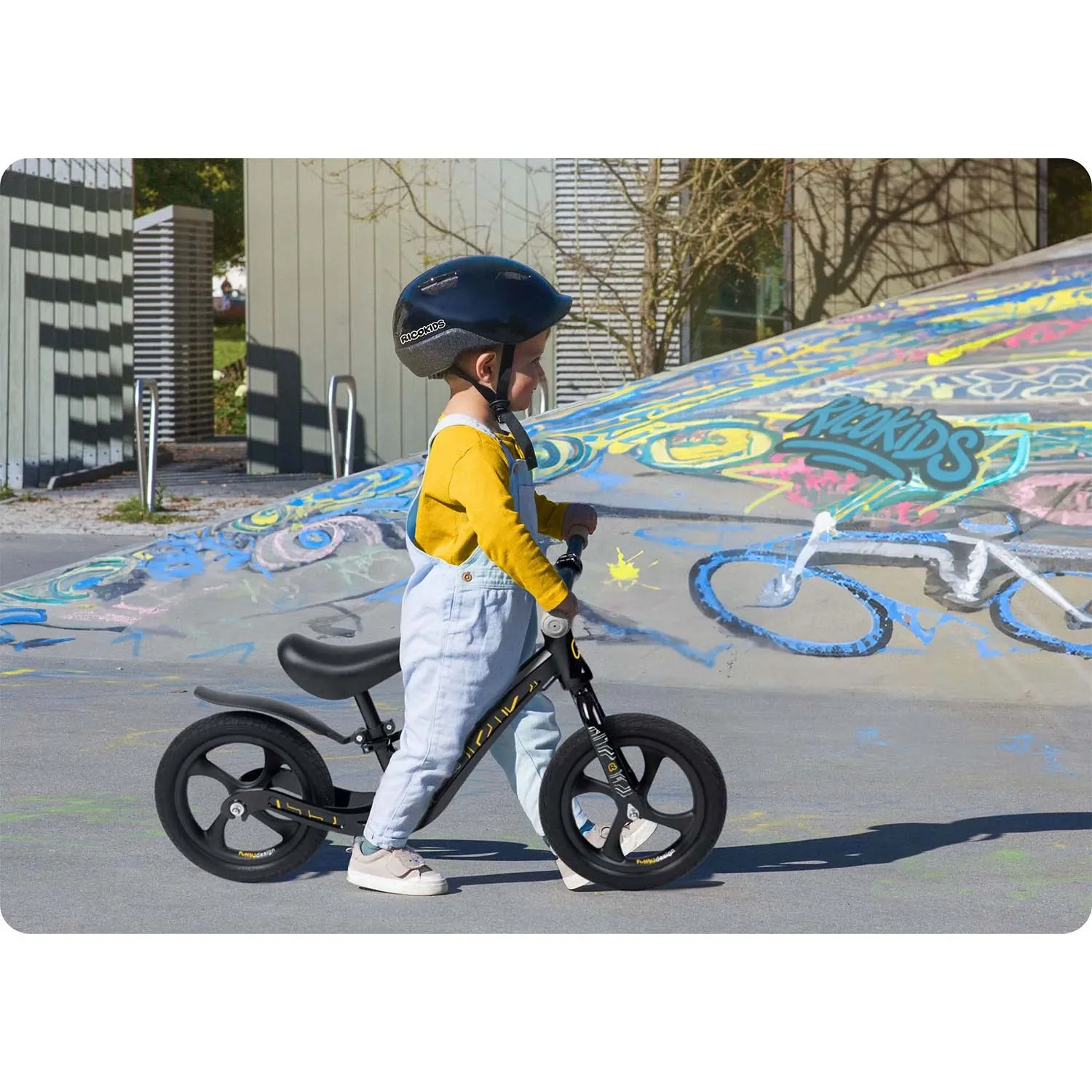 Ricokids FUNNU balansinis dviratis vaikams - nuotrauka 1