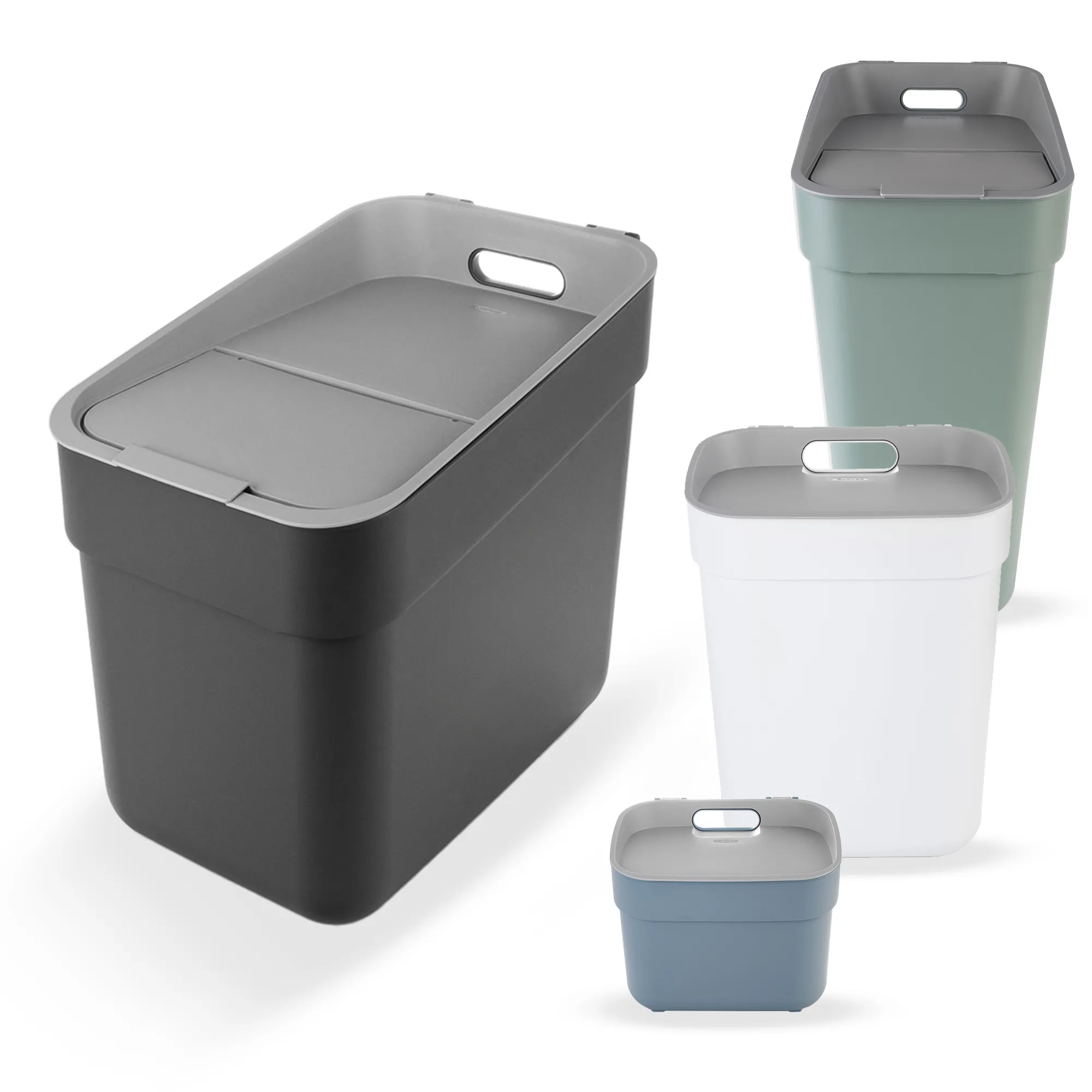 „Curver Ready to Collect“ 20 litrų pilka atliekų rūšiavimo šiukšliadėžė