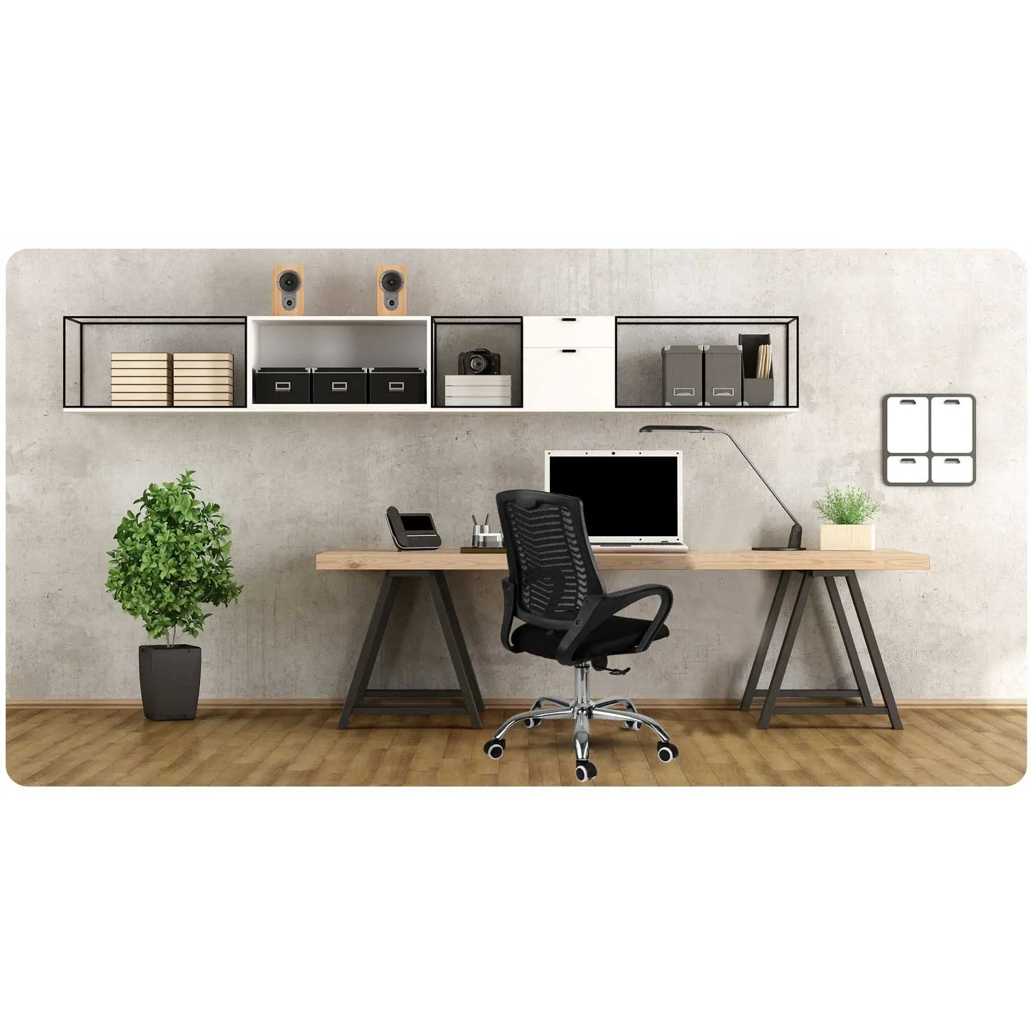 Sofotel Denar mikro tinklelio biuro kėdė, juoda - nuotrauka 1