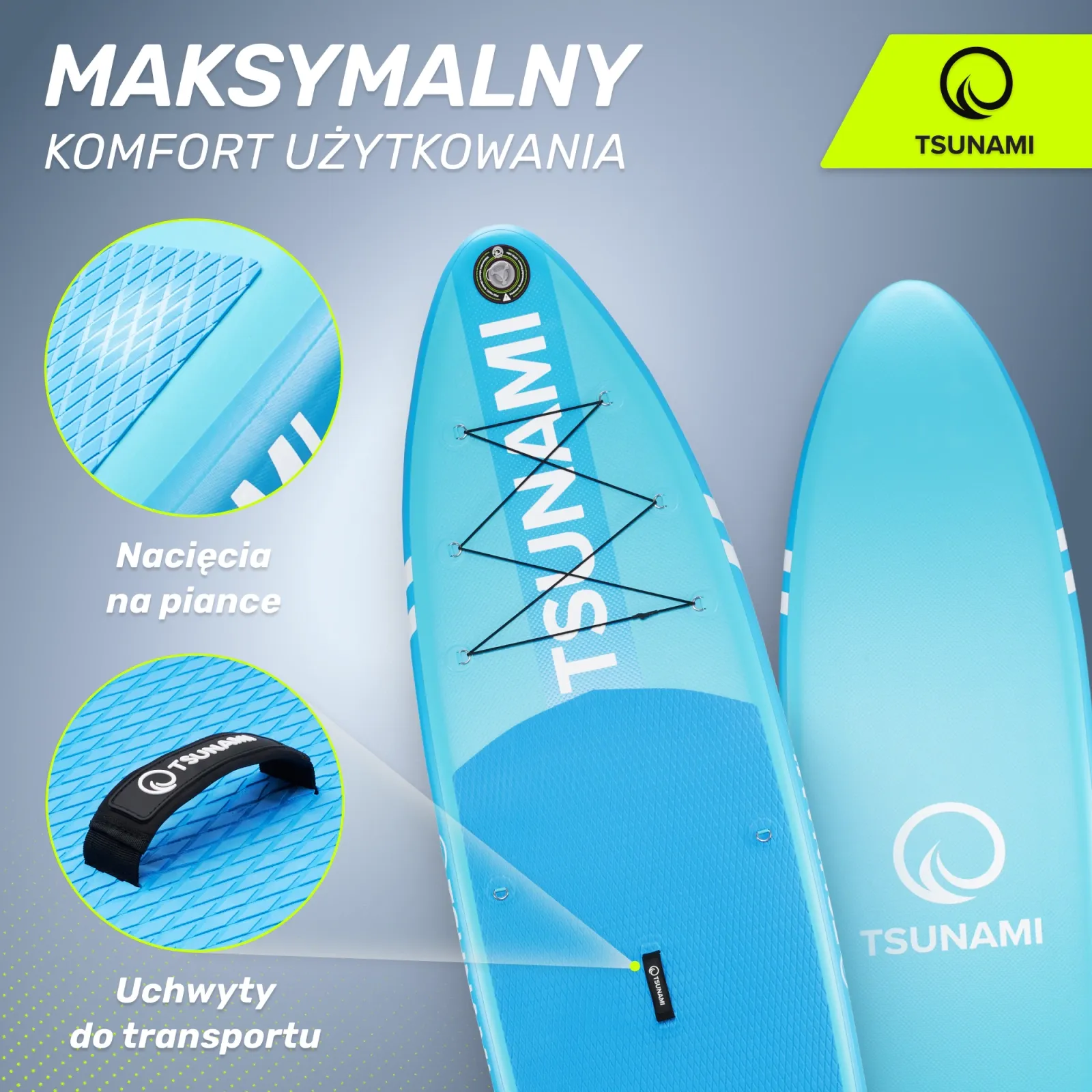 SUP TSUNAMI irklentė 320 cm T02