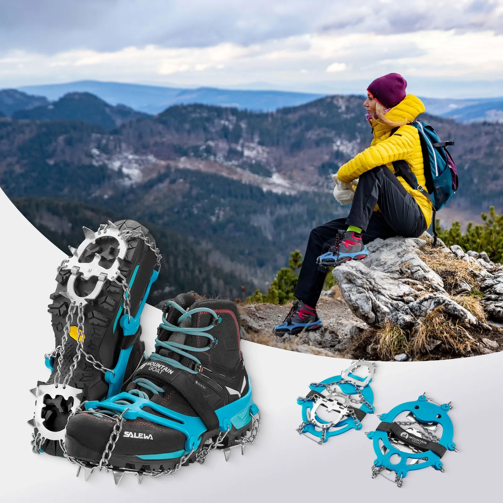 PREMIUM žygio batų kamanos (37-40) M