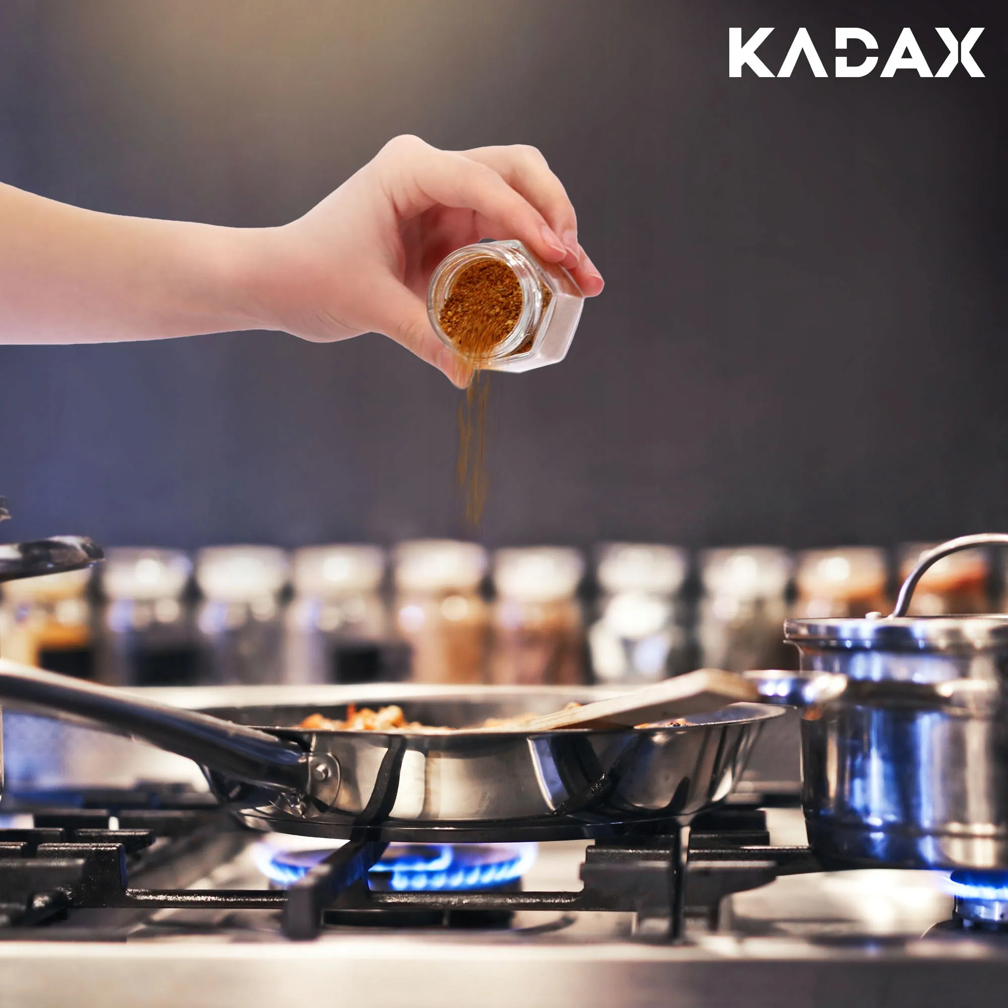 Prieskonių indelis 30 ml, skaidrus