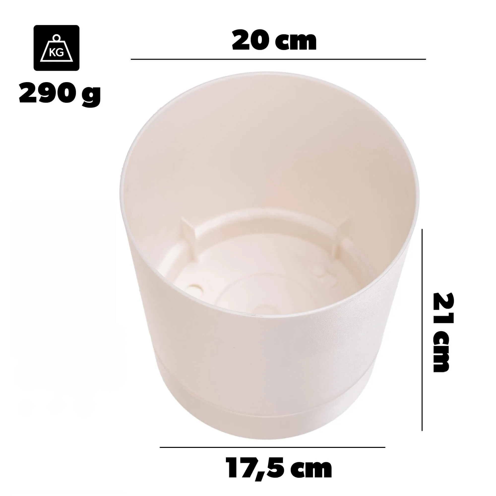 Verri vazonas su lėkštute