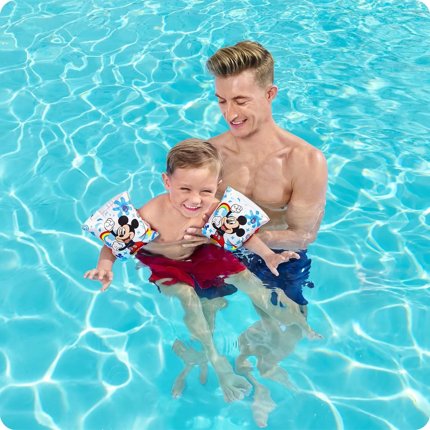 Plaukimo raiščiai Mikio paveikslėlyje, 23 x 15 cm, Bestway 91002 - nuotrauka 1