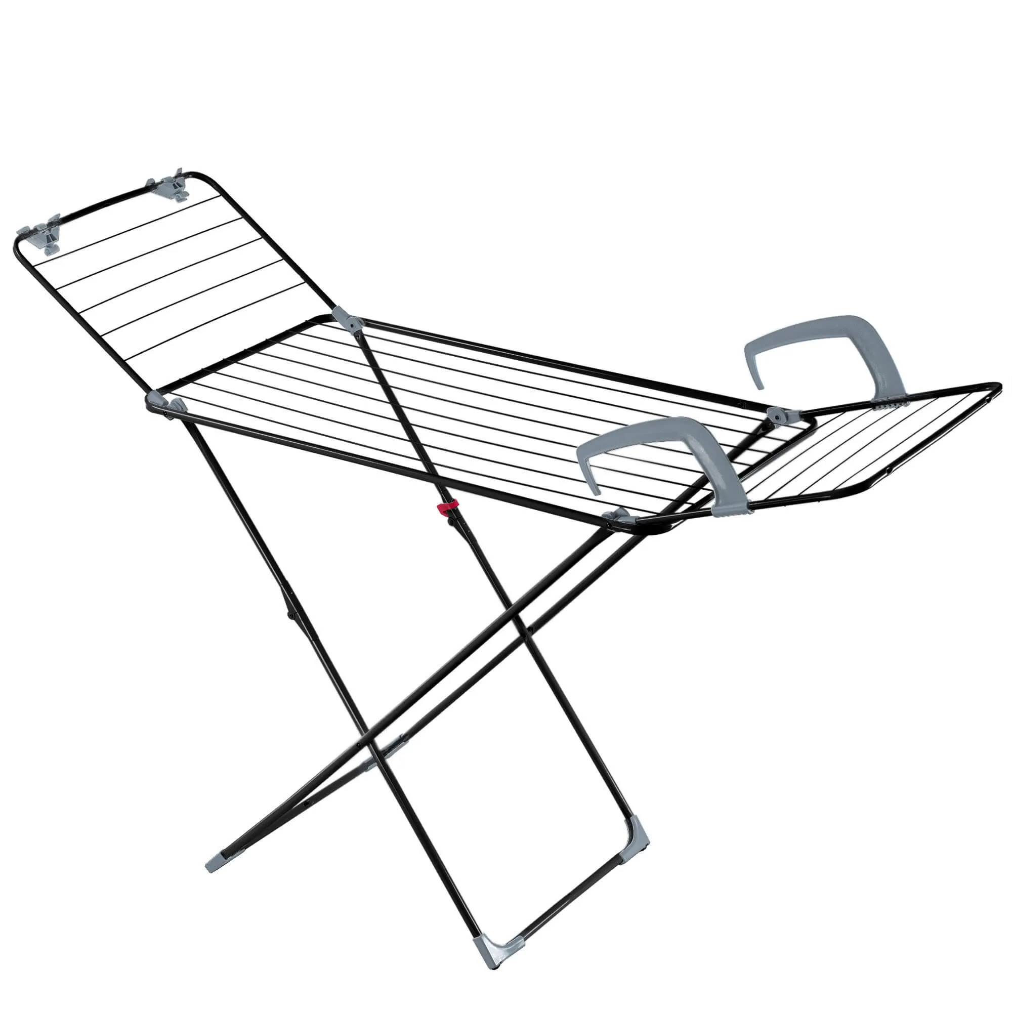 Sava 3 viename pastatoma drabužių džiovyklė, 168 cm, juoda