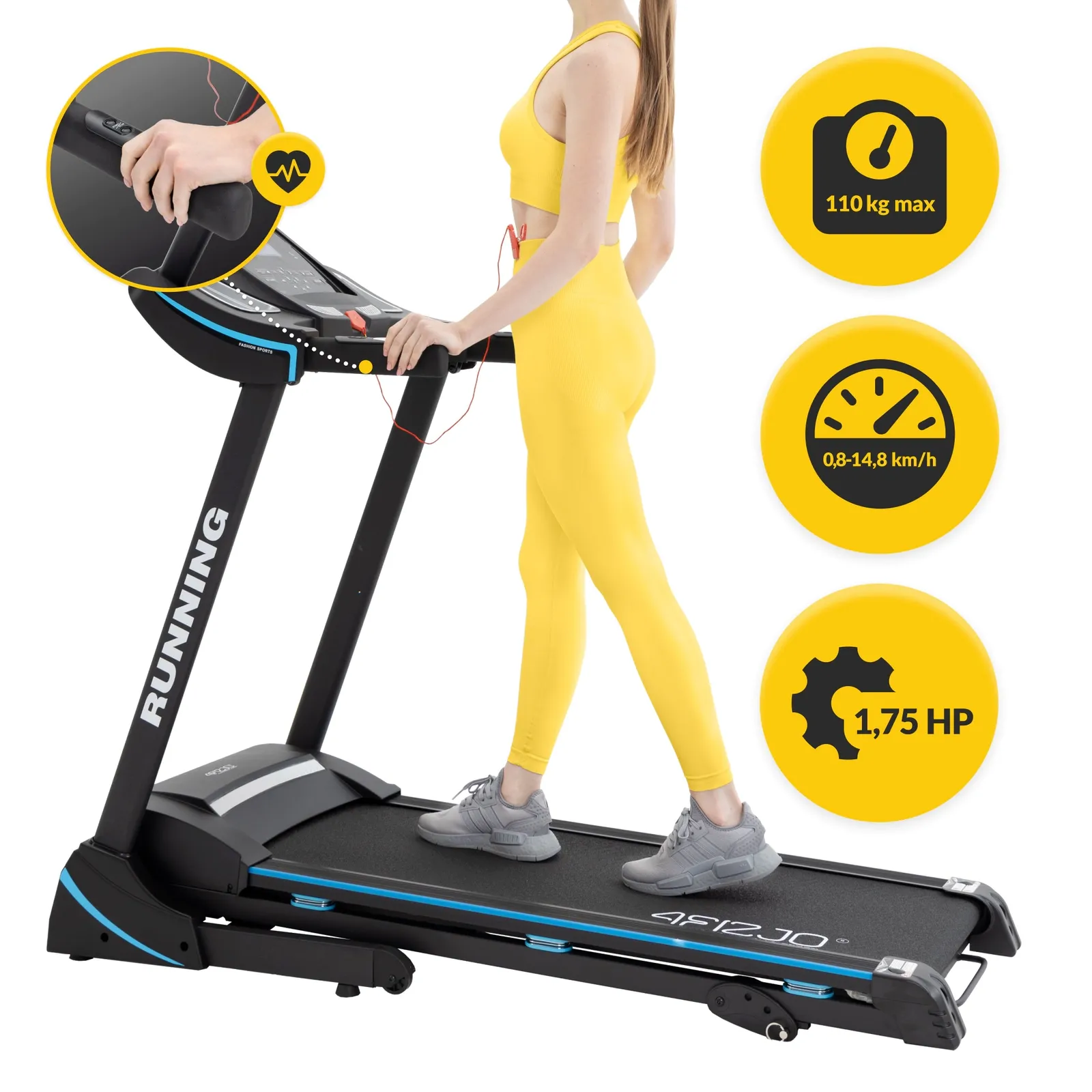 TM FALCO reguliuojamas elektrinis bėgimo takelis namams