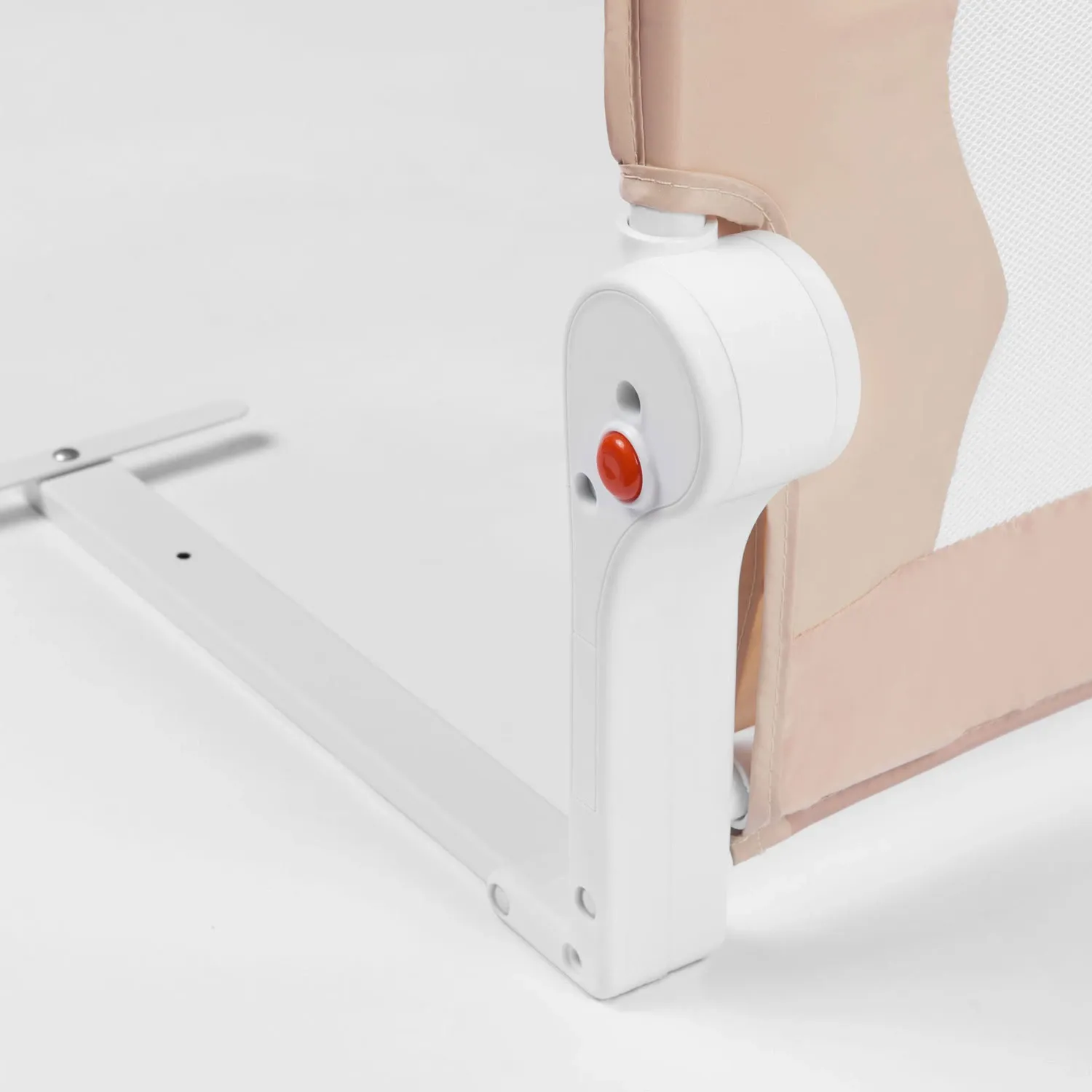 Lovos apsauginis turėklas 150 x 42 x 35 cm, „Nukido“, smėlio spalvos - nuotrauka 1