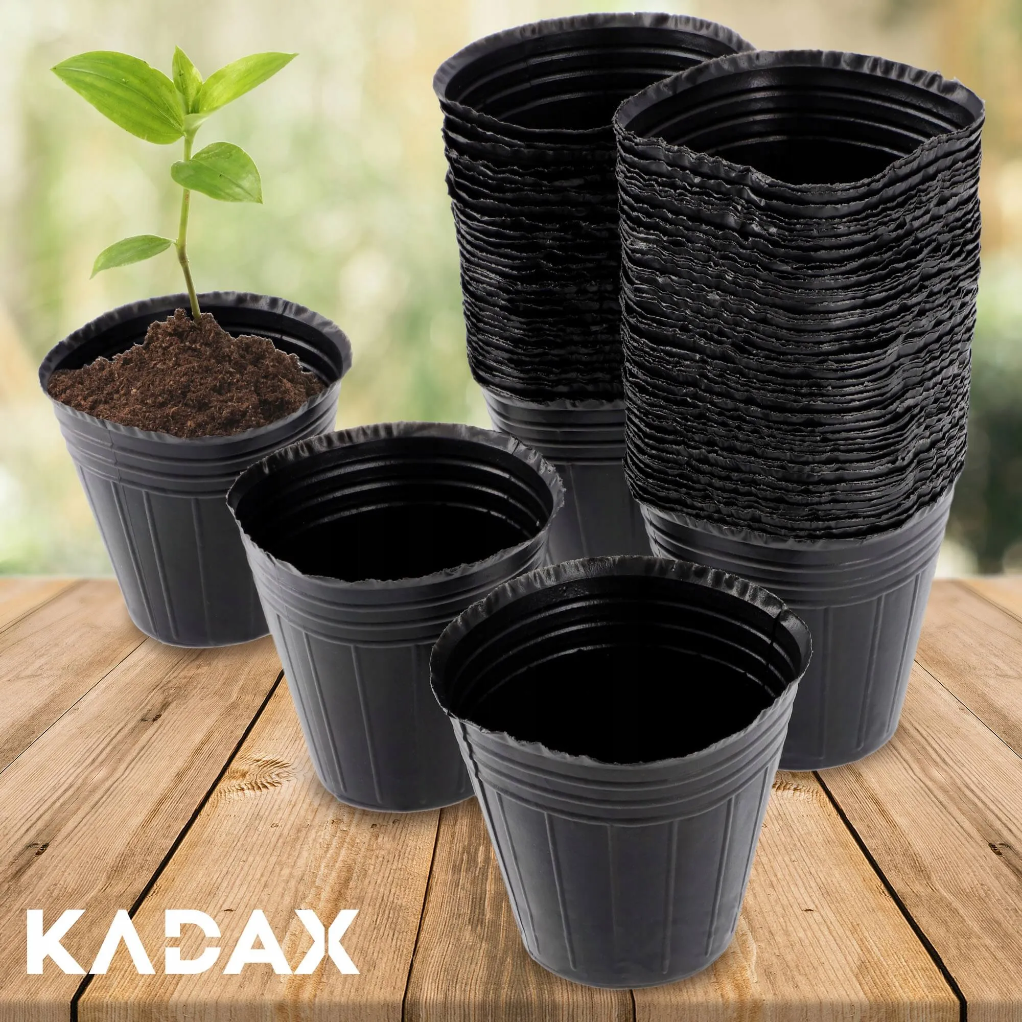 Daigų vazonėliai 7 x 7 cm + 9 x 8 cm, 200 vnt.