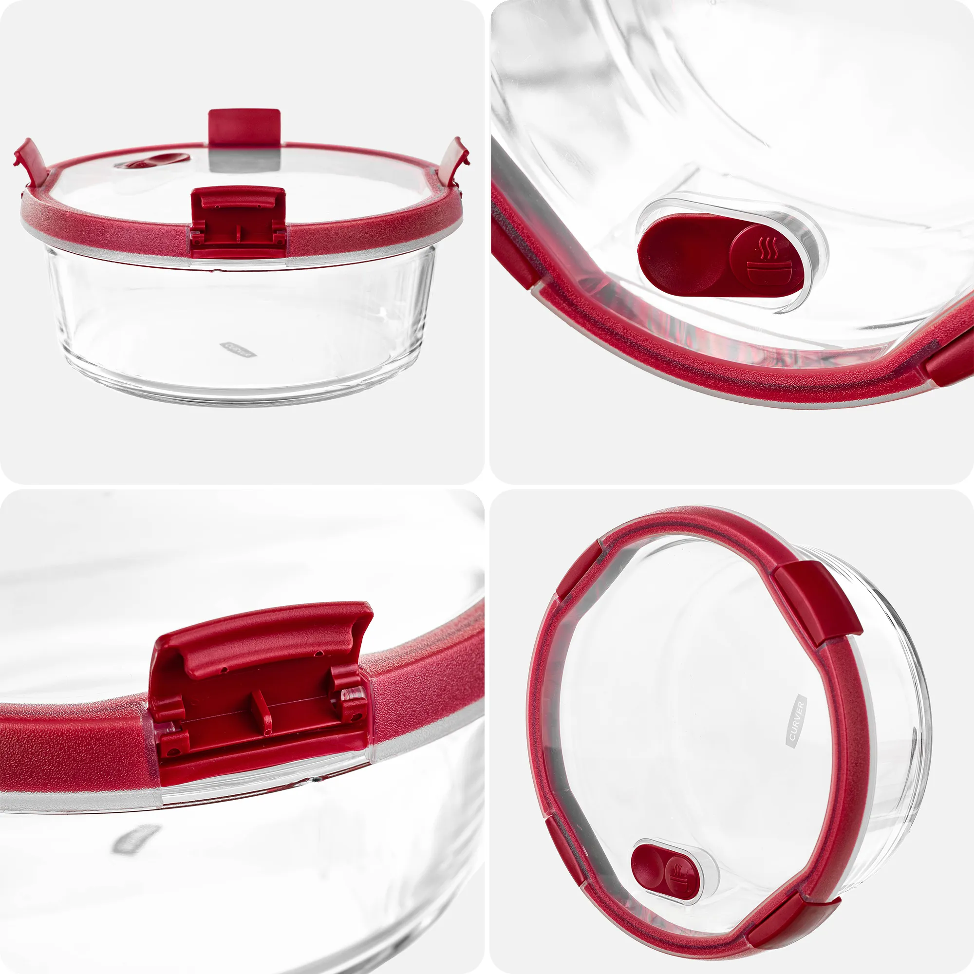 Curver Smart Cook 1,2 l karščiui atsparus indas su dangčiu