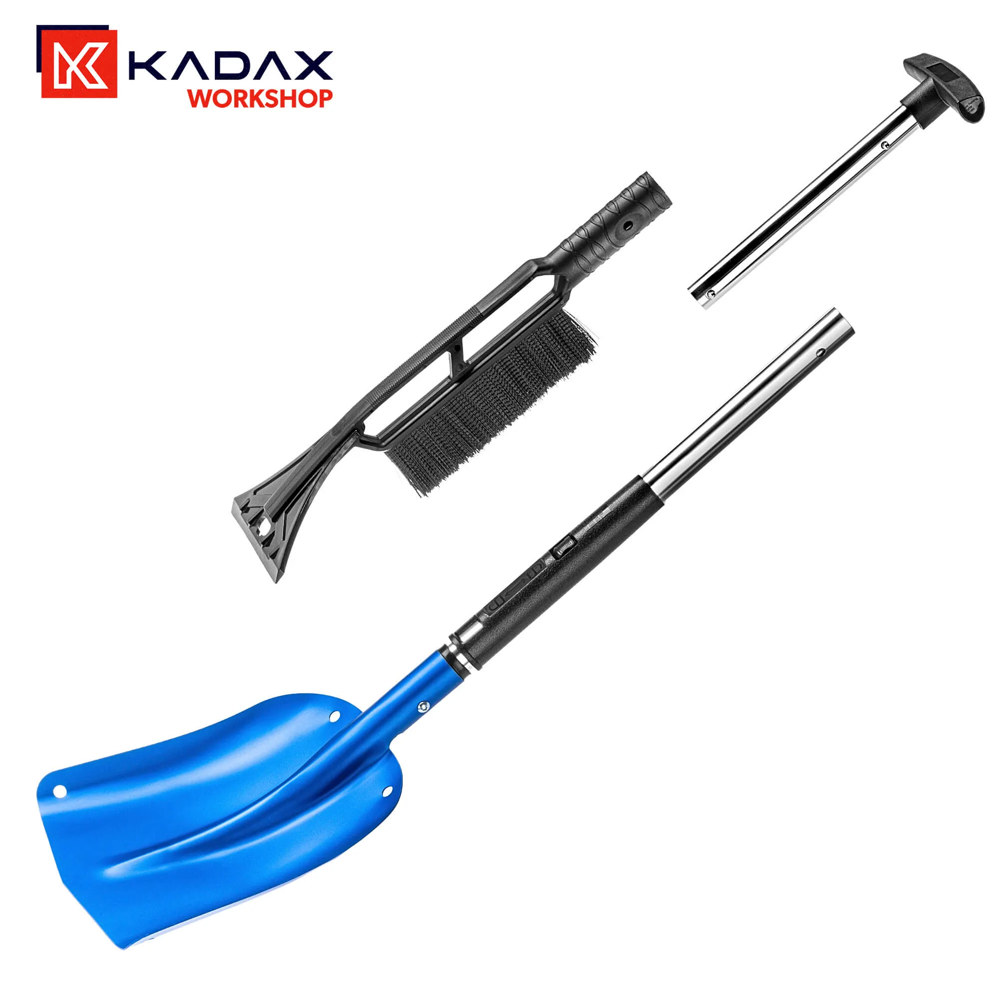 „Coura“ 3 viename sniego kastuvas, mėlynas