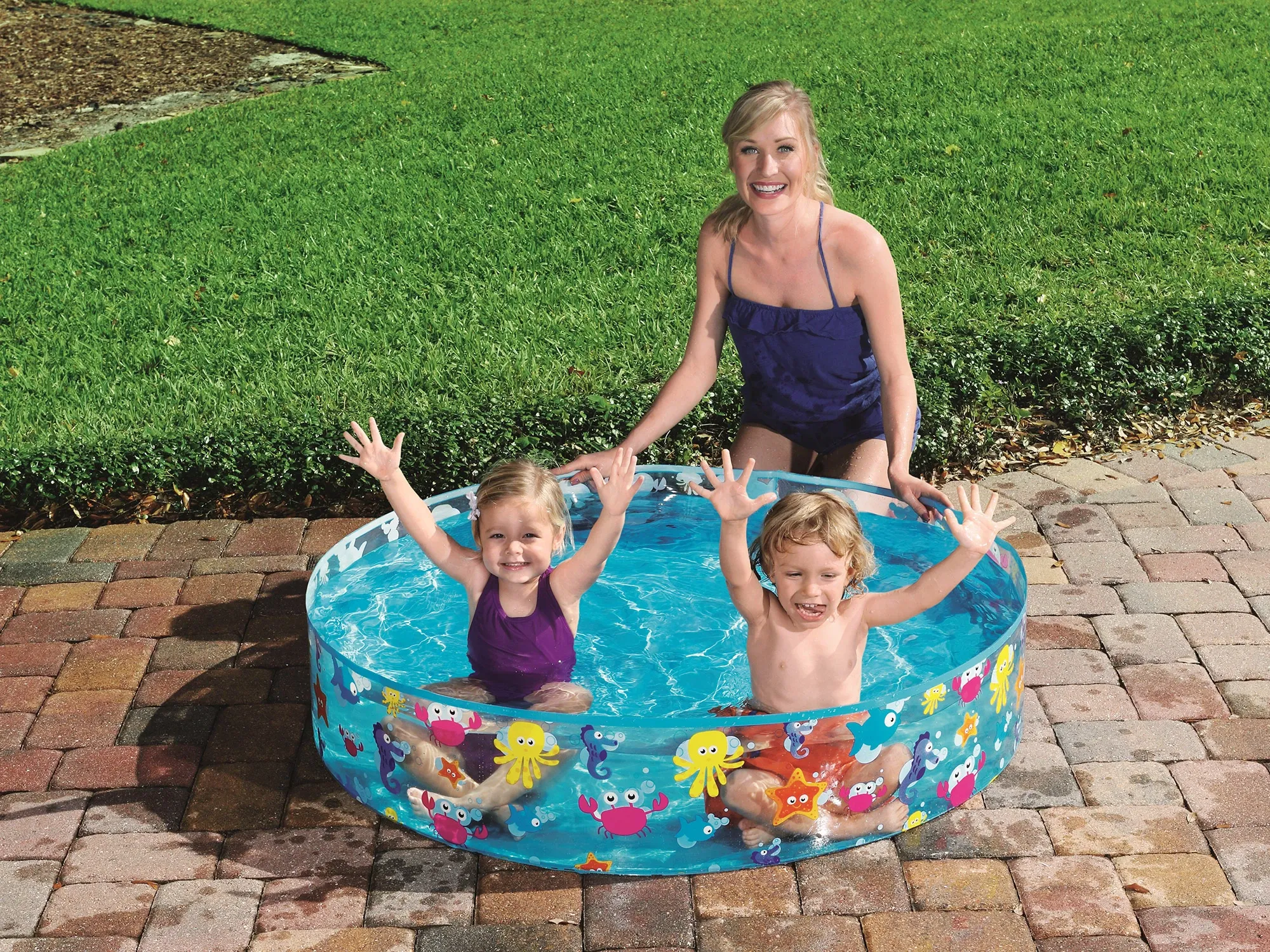 Sodo baseinas, paplūdimys, 122 x 25 cm, „Bestway 55028“ - nuotrauka 1