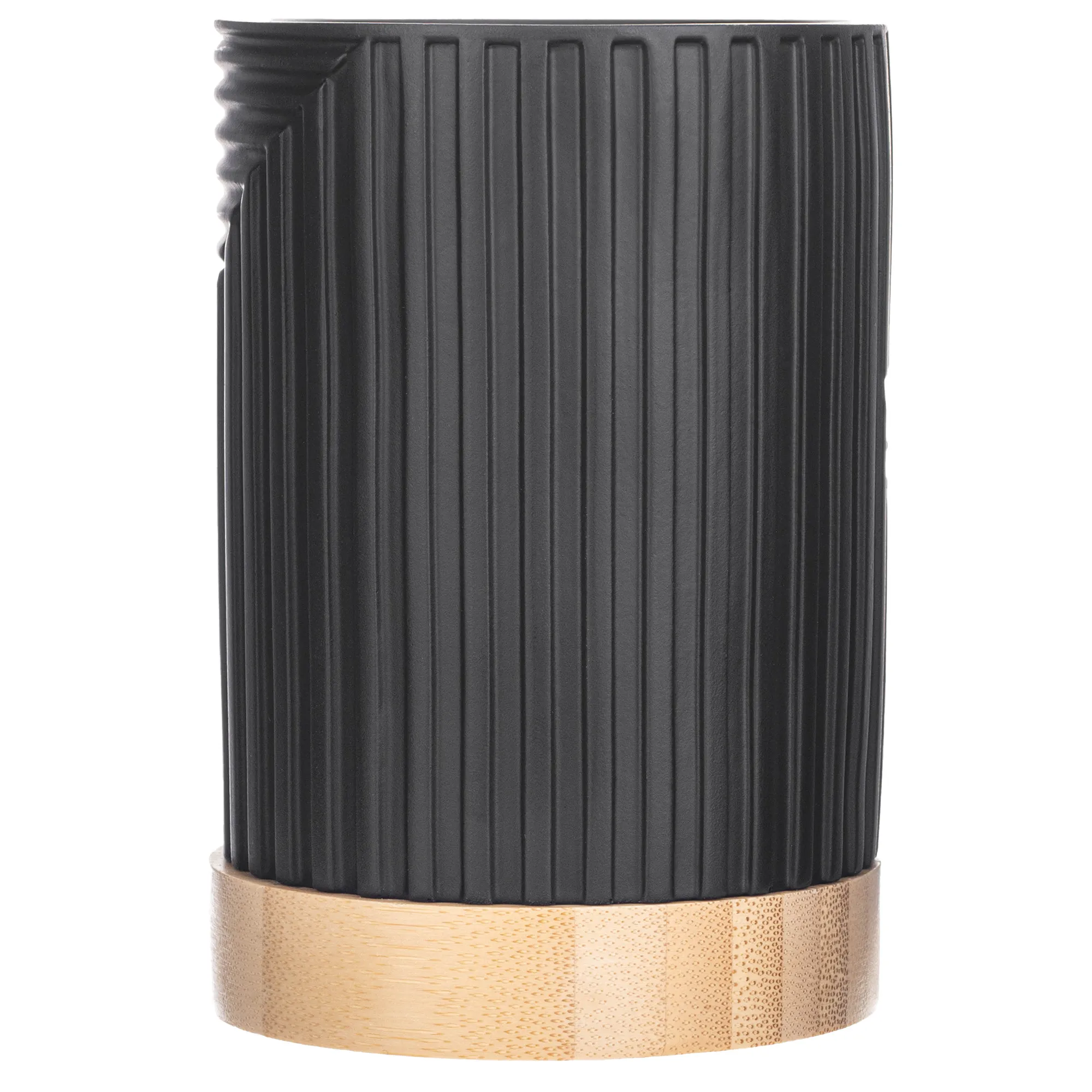 „Lunel“ apvalus vonios puodelis, juodas