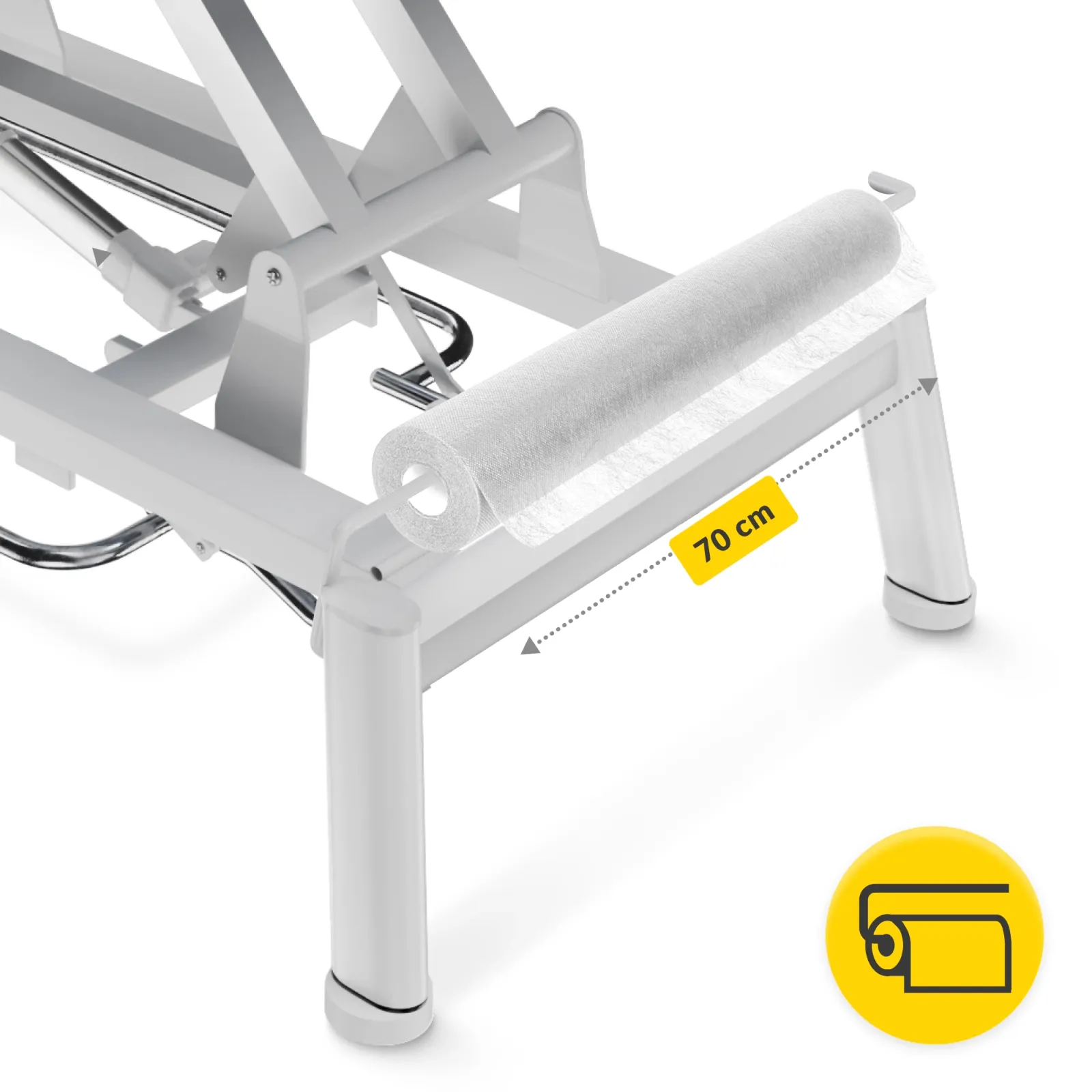 Medicininis įklotas ritinėlyje MED 70 cm x 50 m