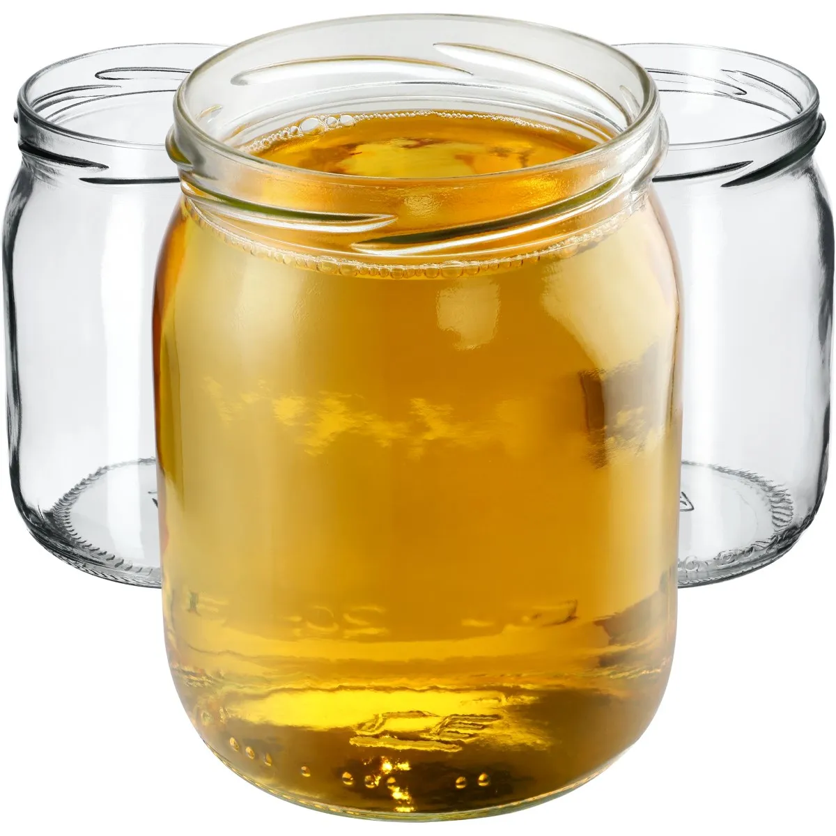 Senos stikliniai indeliai 540 ml, 8 vnt., 82 mm, be dangtelių