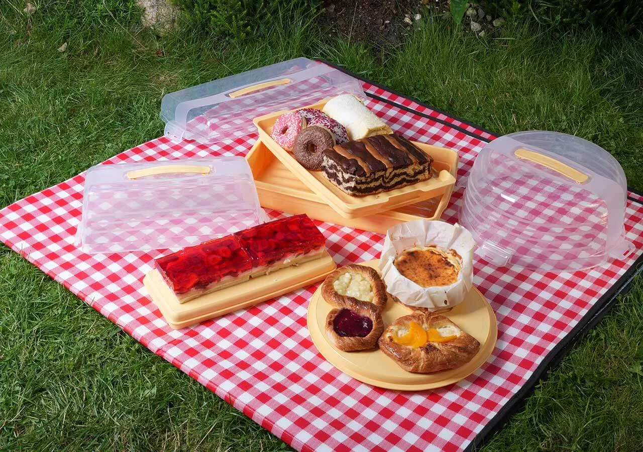 „Curver Chef&Home“ stačiakampė torto forma, 35,5 x 15 cm, geltona