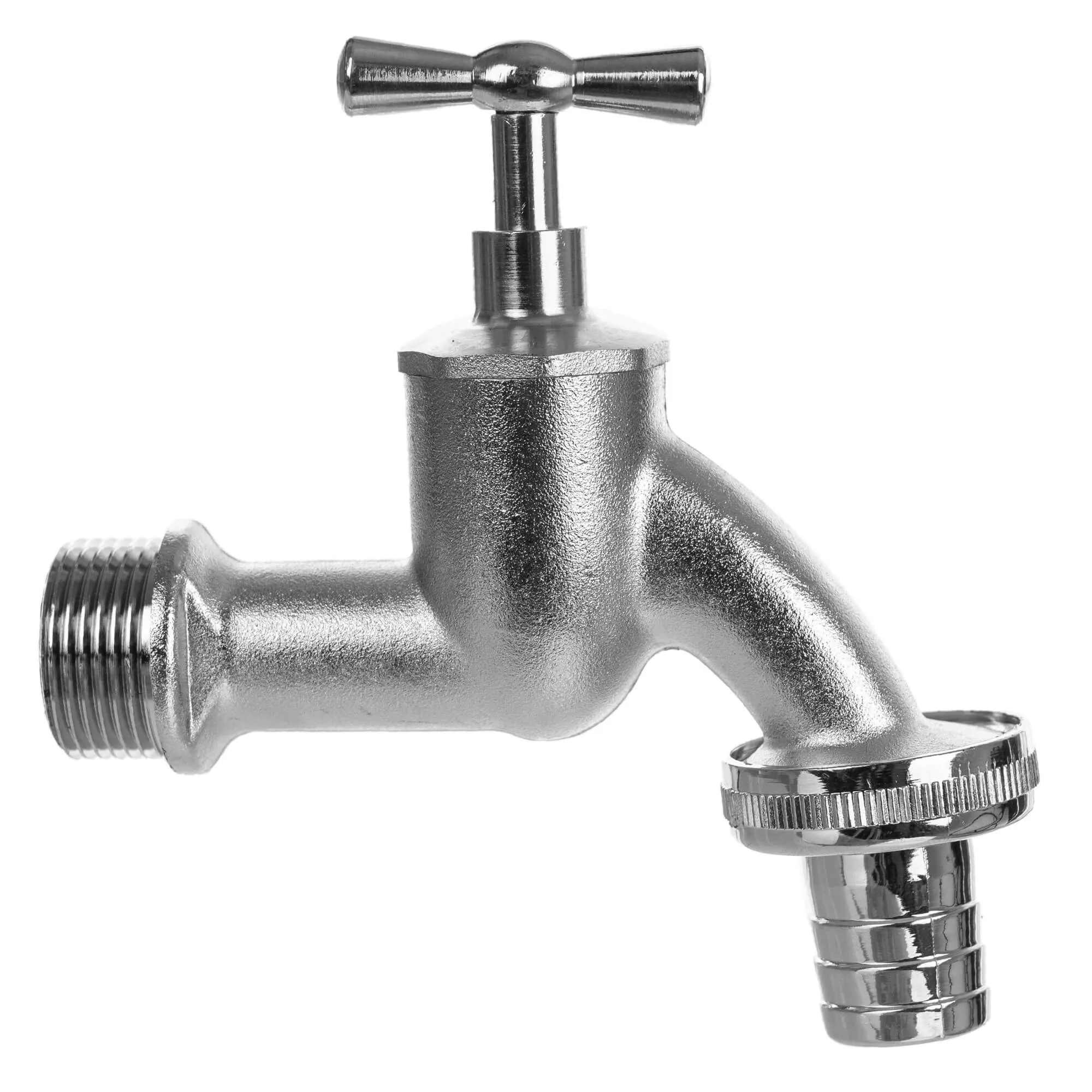 Sodo čiaupas 3/4 colio „Rolfo“ nikeliuotas žalvaris, sidabro spalvos