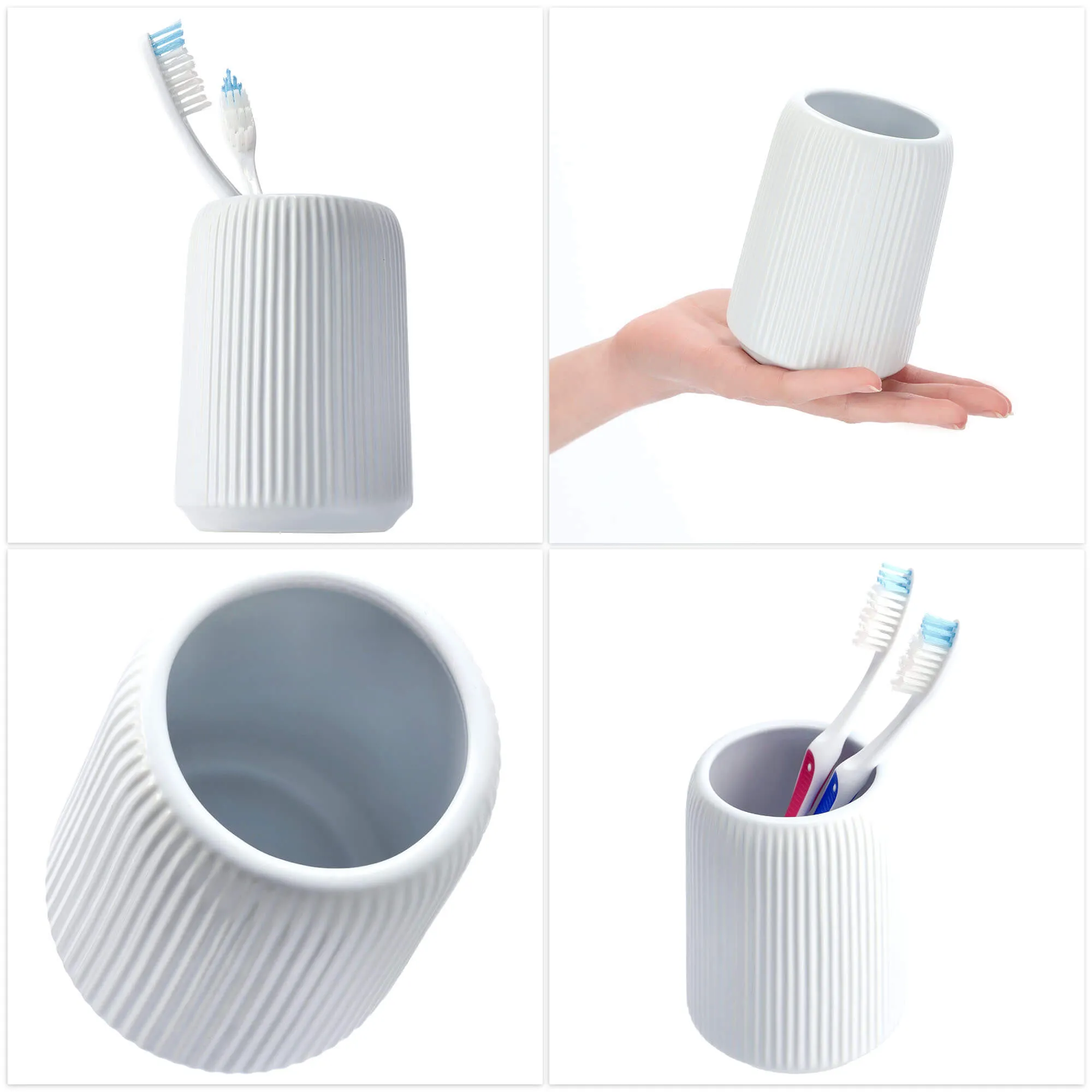 Mataro vonios puodelis, baltas