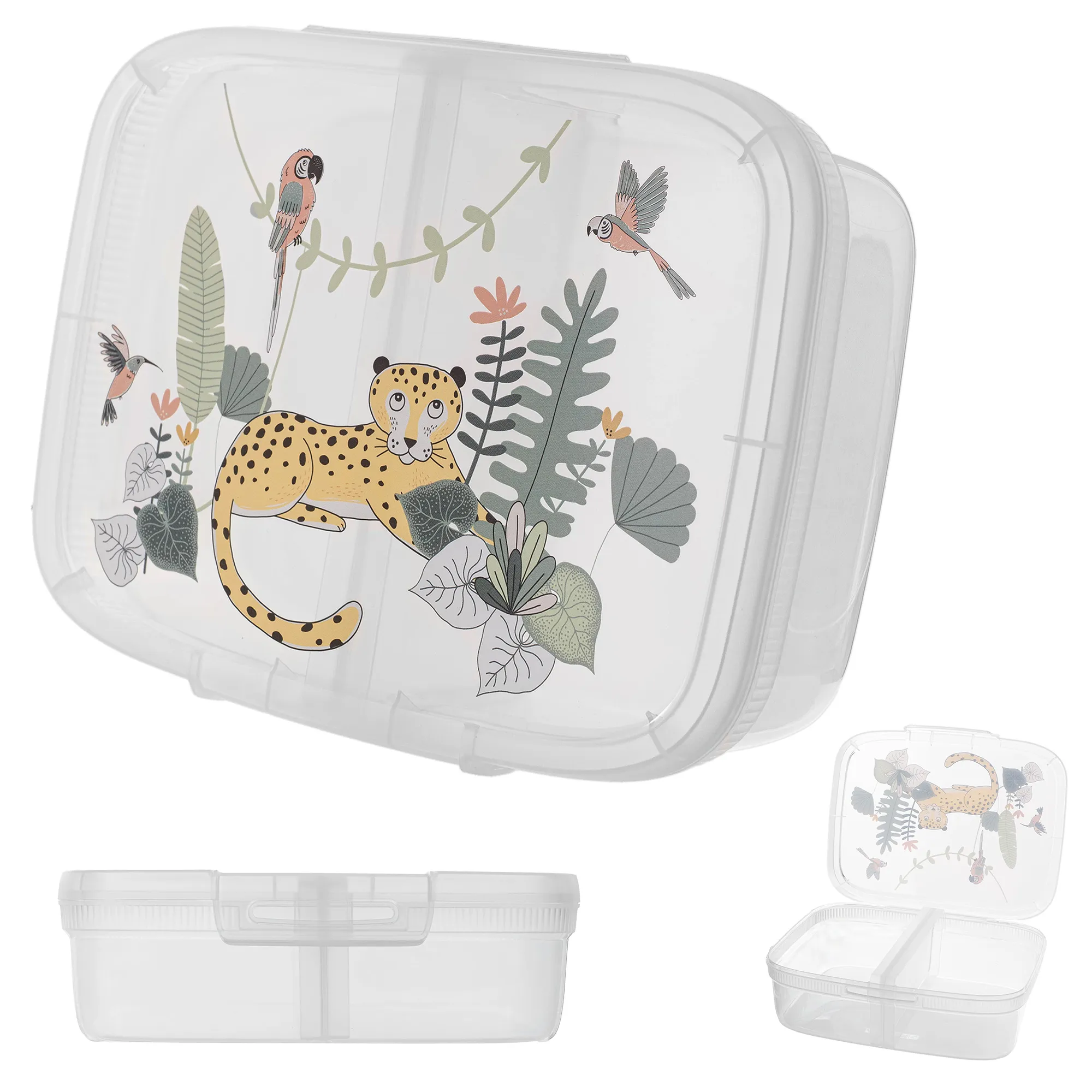 CURVER Snap Box stačiakampis maisto konteineris su skirtuku 1,8 l