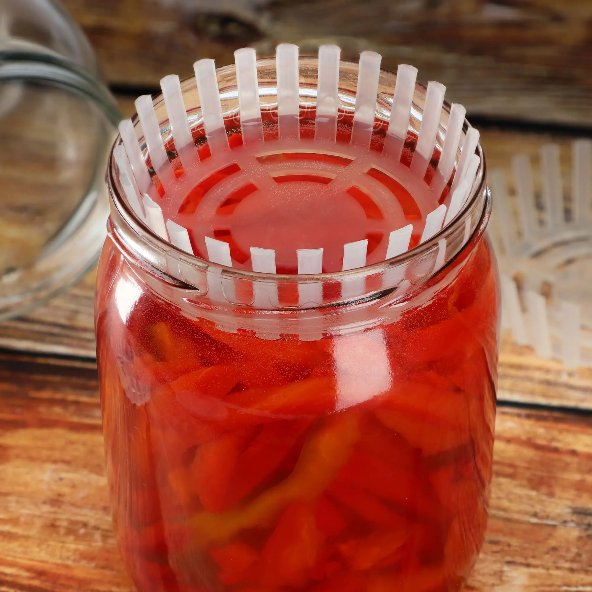 „Altedo“ stiklainių spaustukai, pilki, 82 mm skersmens, 12 vnt.