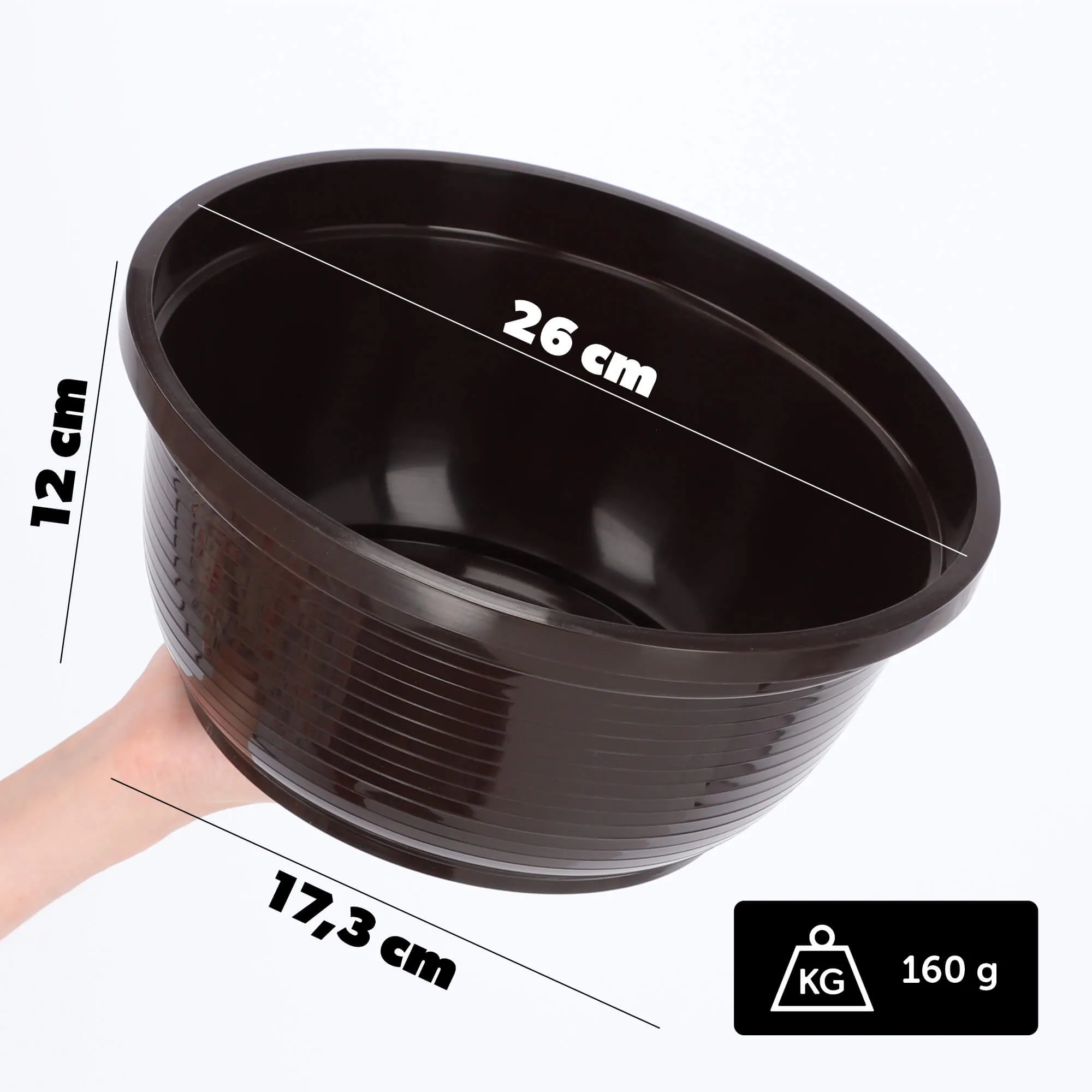 Verna kapinių gėlių dubuo 26 x 12 cm