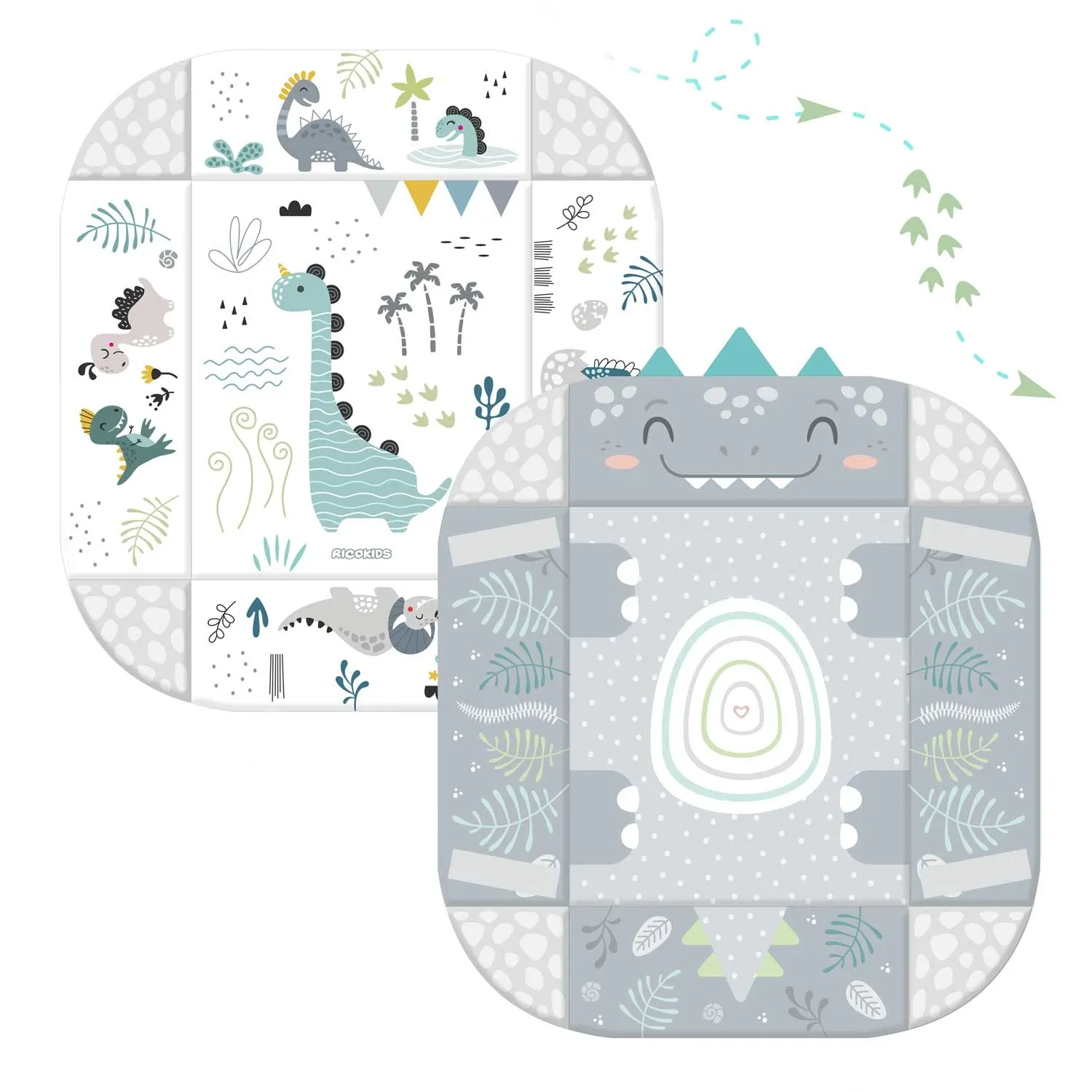 Interaktyvus edukacinis kilimėlis Nessi Ricokids 110 x 100 cm - nuotrauka 1