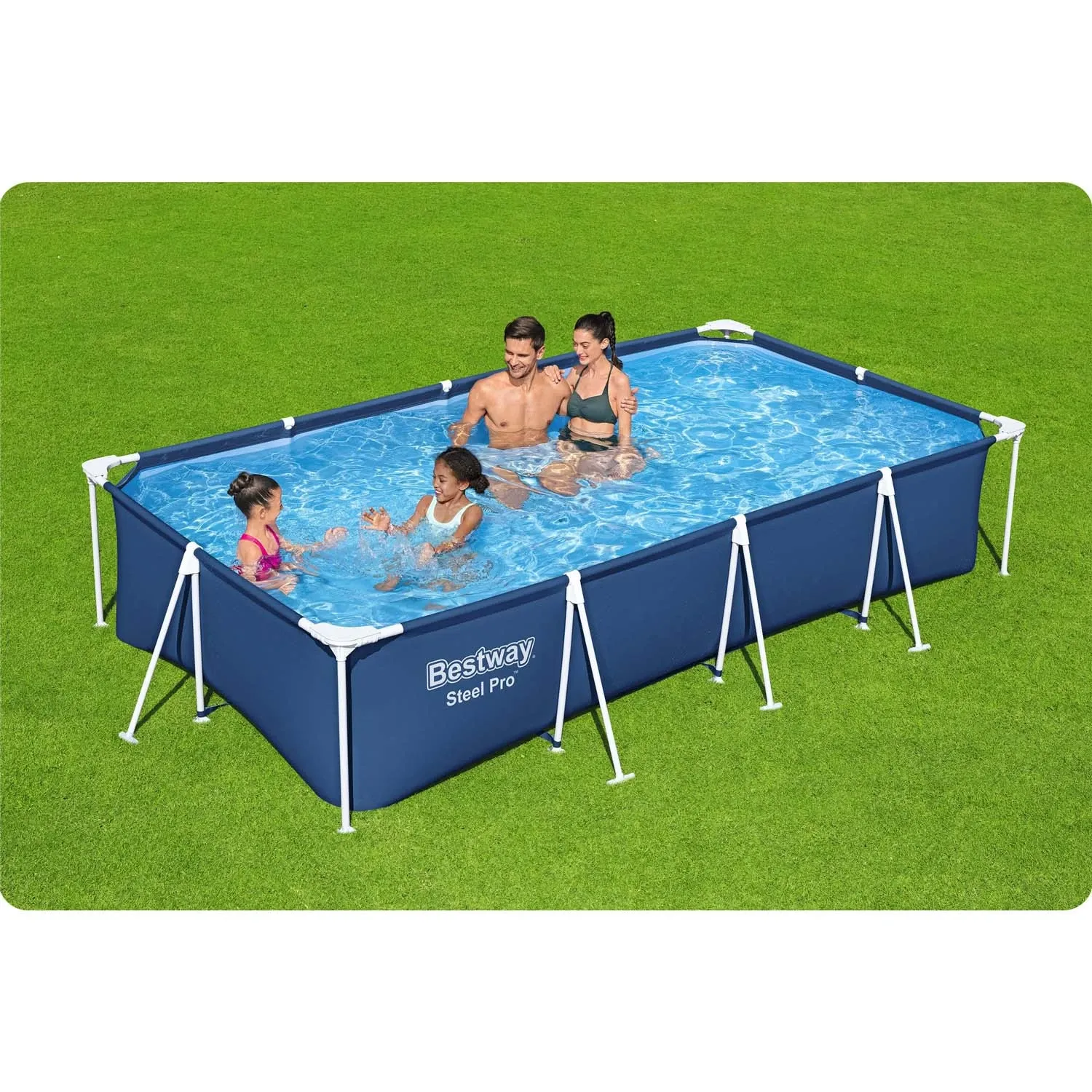 Karkasinis sodo baseinas 400 x 211 x 81 cm 15 viename Bestway 56405N - nuotrauka 1