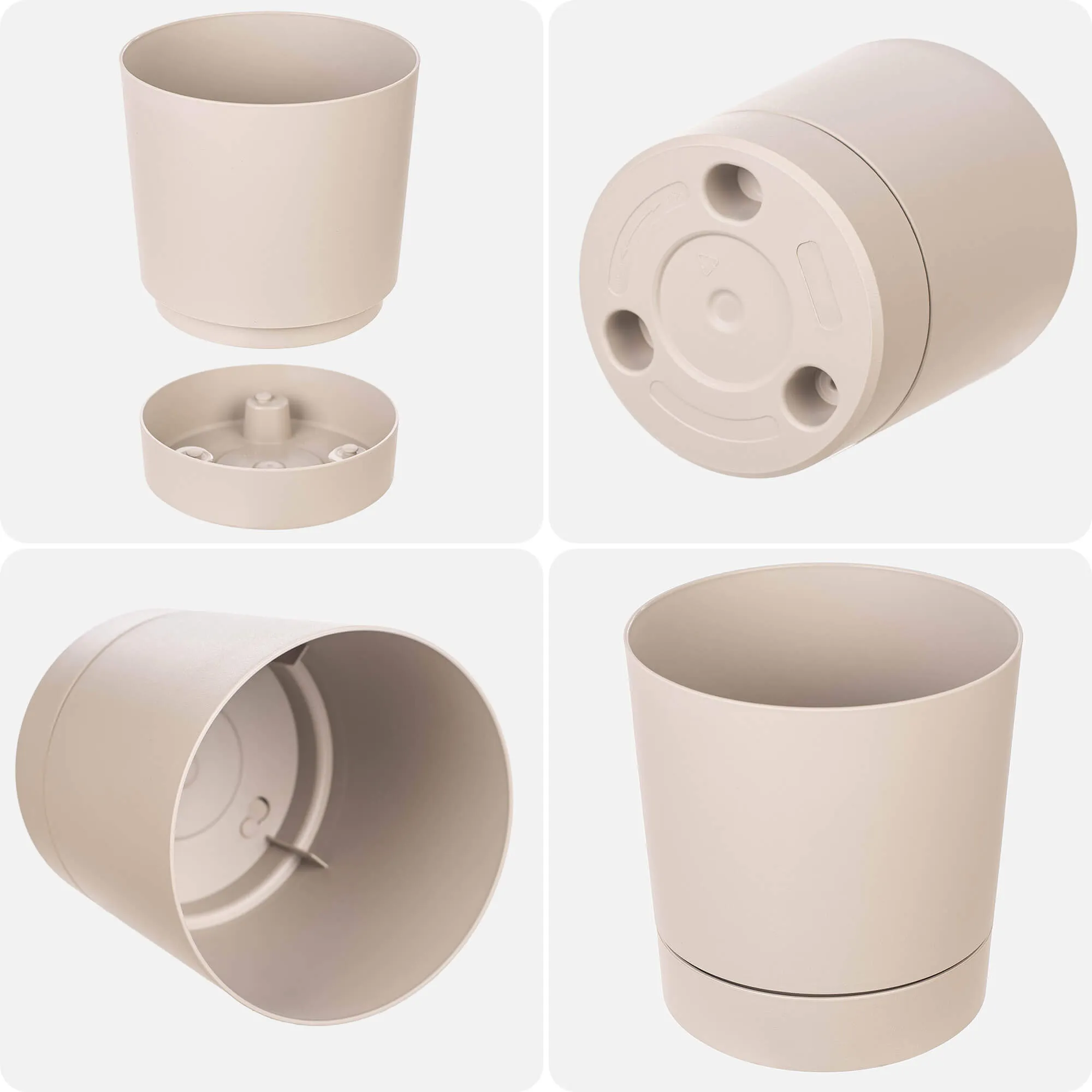 Verri vazonas su lėkštute