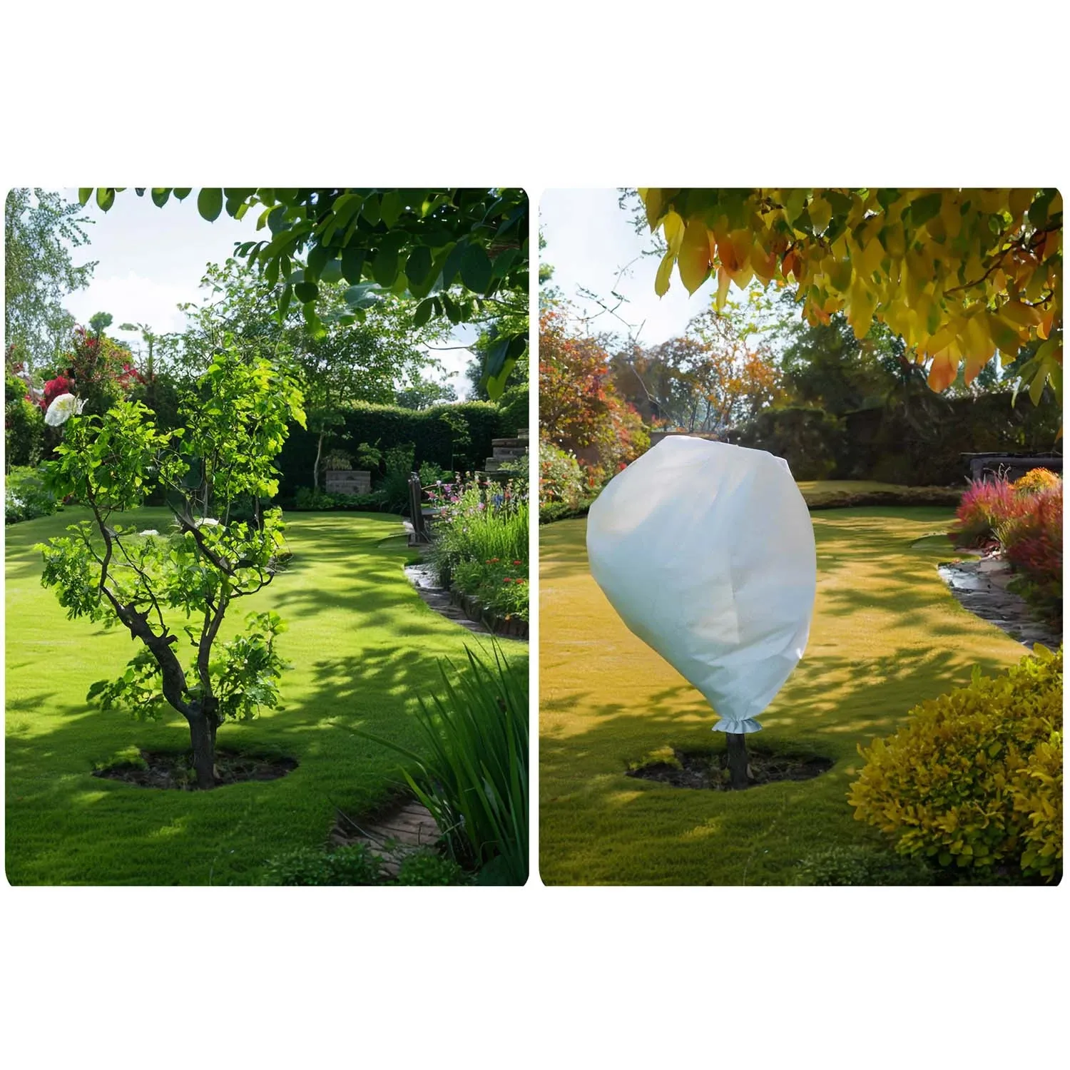 „Plonos“ agrotekstilės danga 1000 cm x 160 cm – balta - nuotrauka 1