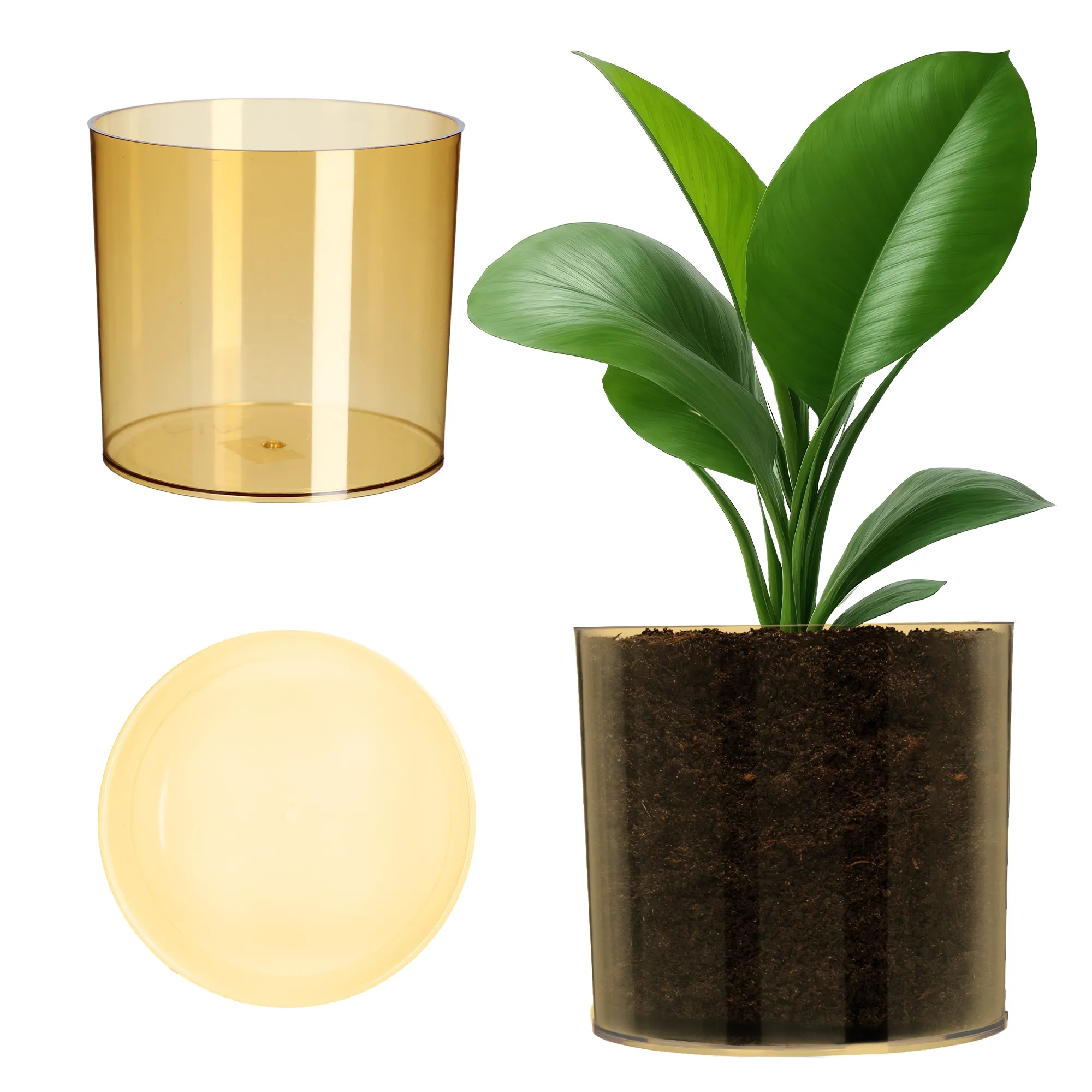 Figari apvalus gėlių vazonas 12 cm