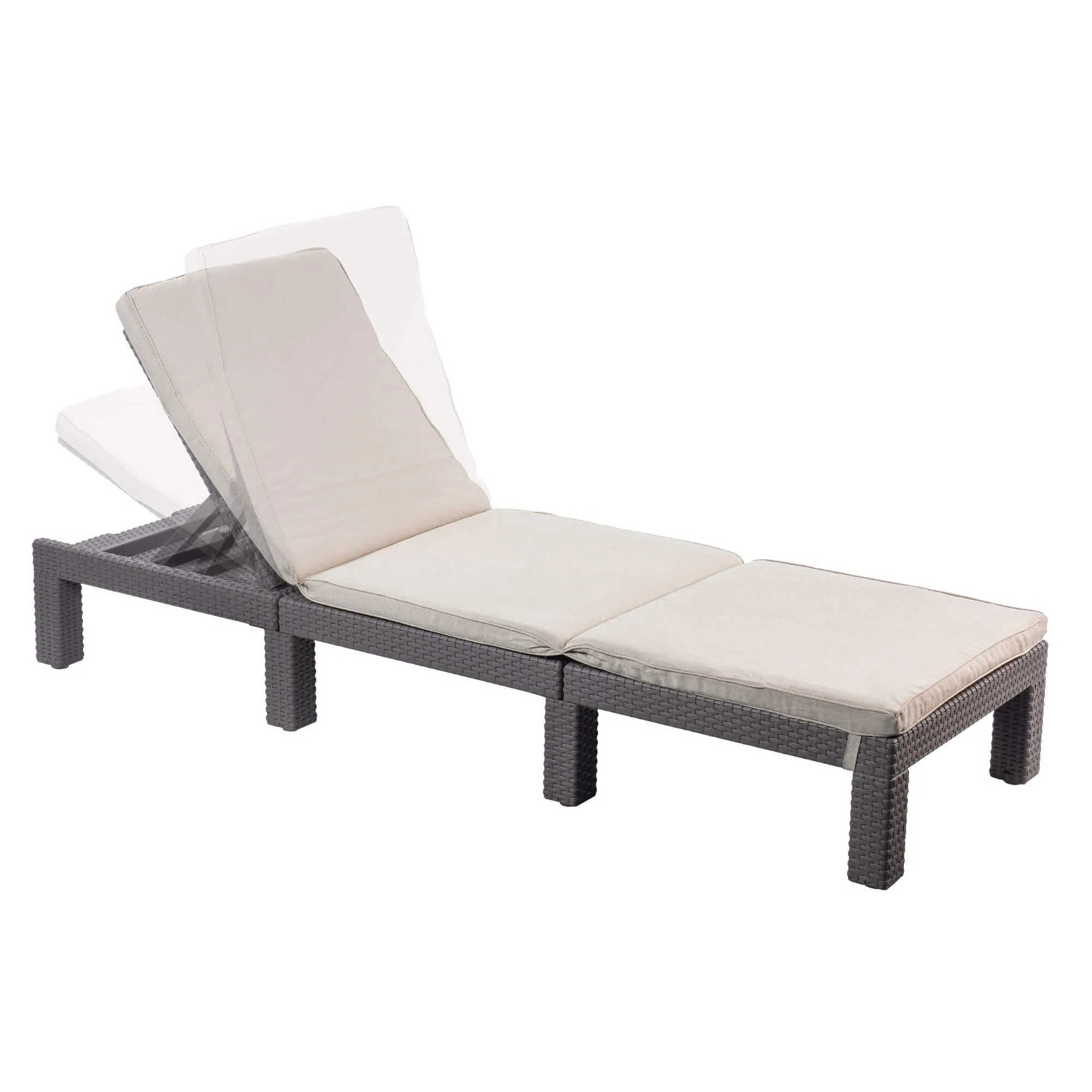 Keter Daytona Deluxe sodo gultas 65 x 195 cm, smėlio spalvos