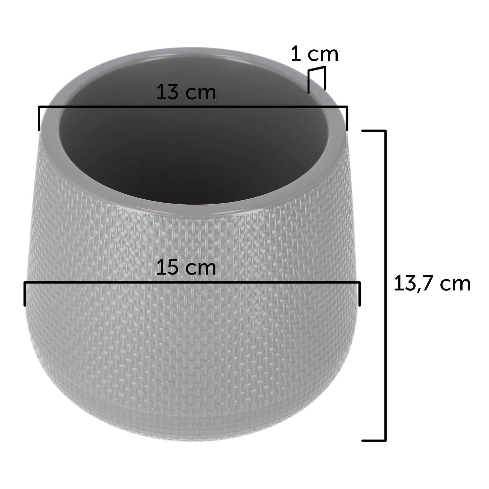 Peri vazonas su lėkštute 13 cm