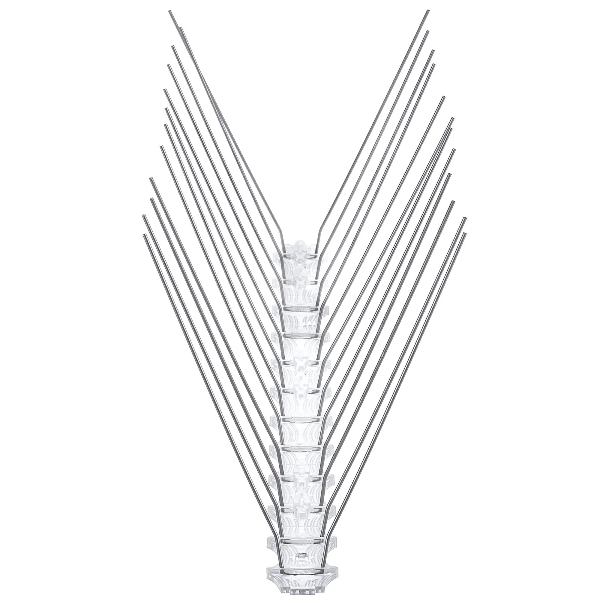 Nerūdijančio plieno paukščių smaigai, 33 x 10 cm, 9 vnt.