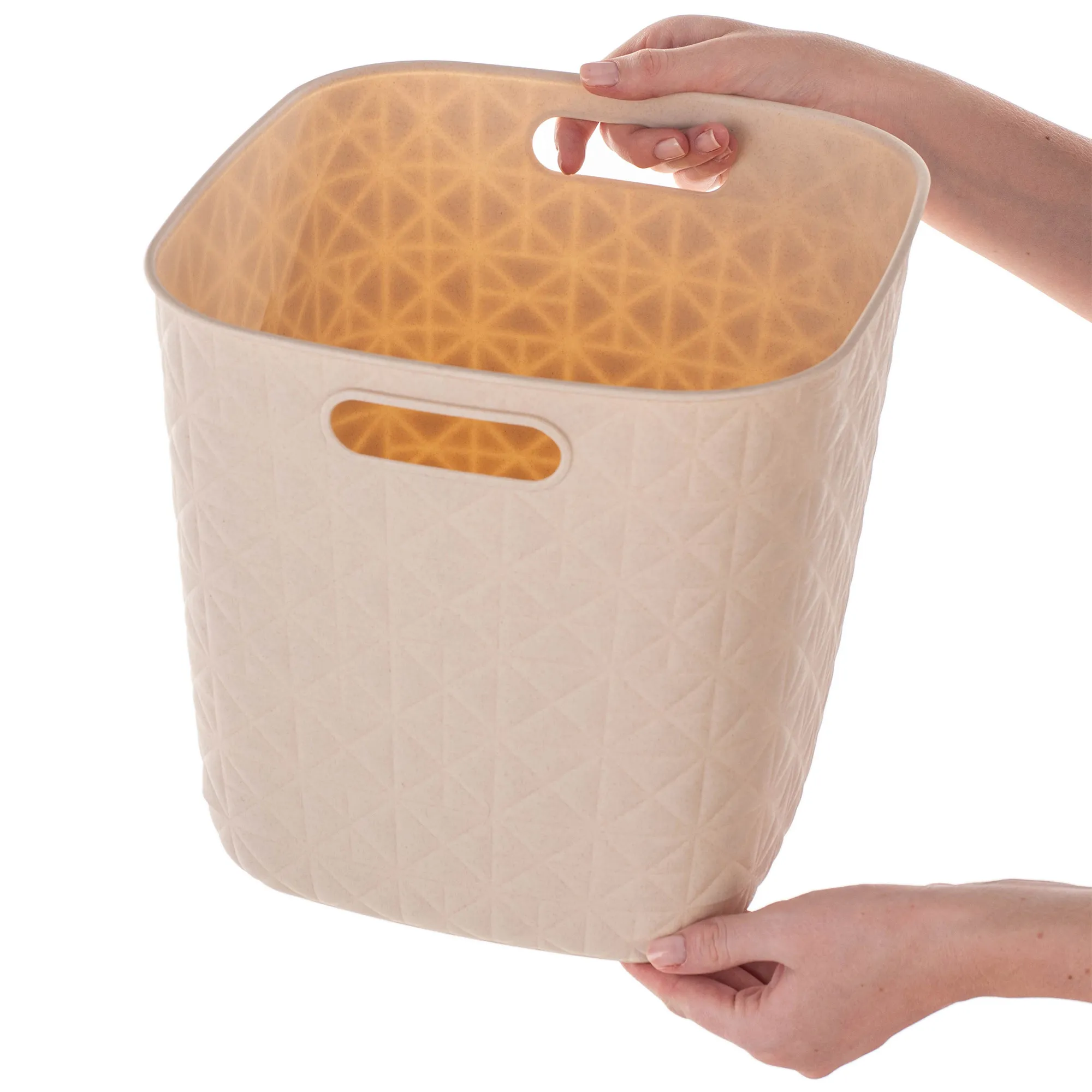 Curver Softex kvadratinis krepšys 15 l kreminis