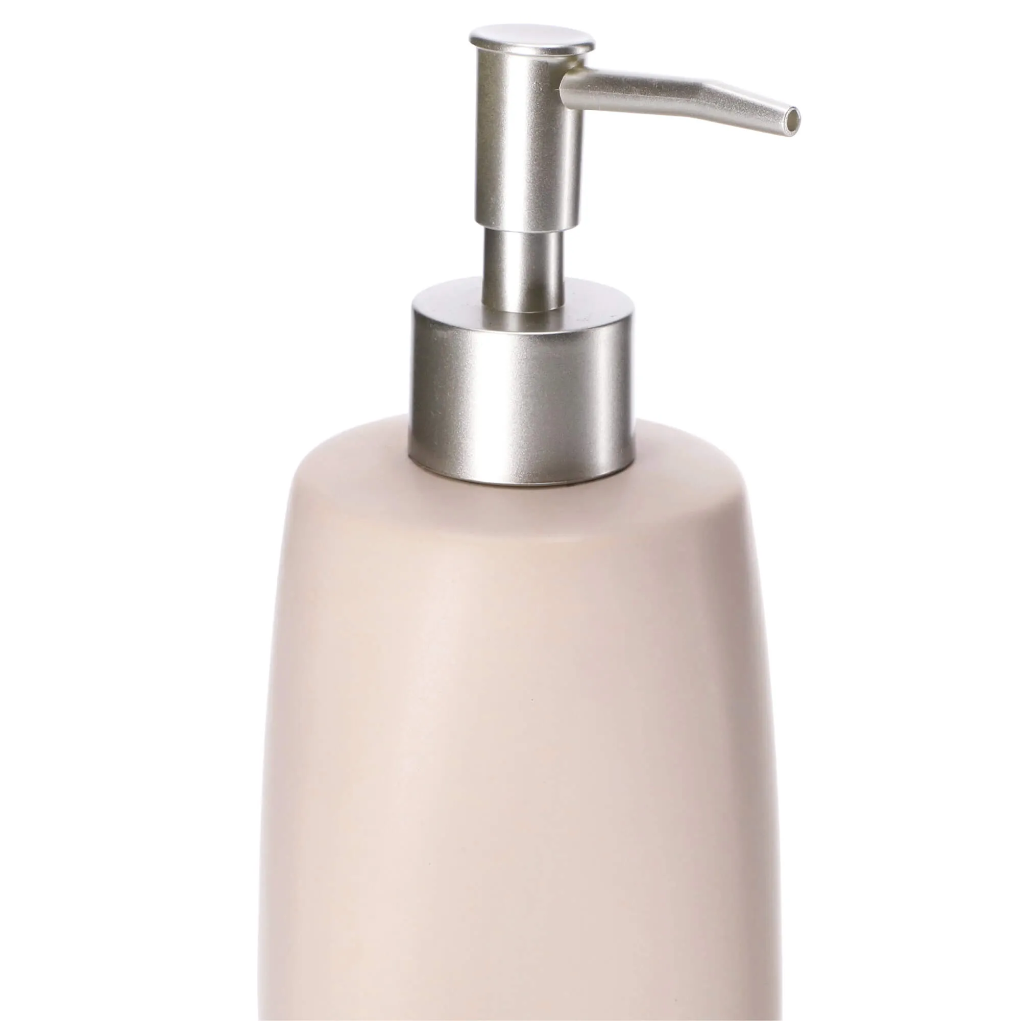 Palmi muilo dozatorius su pompa, 400 ml, smėlio spalvos