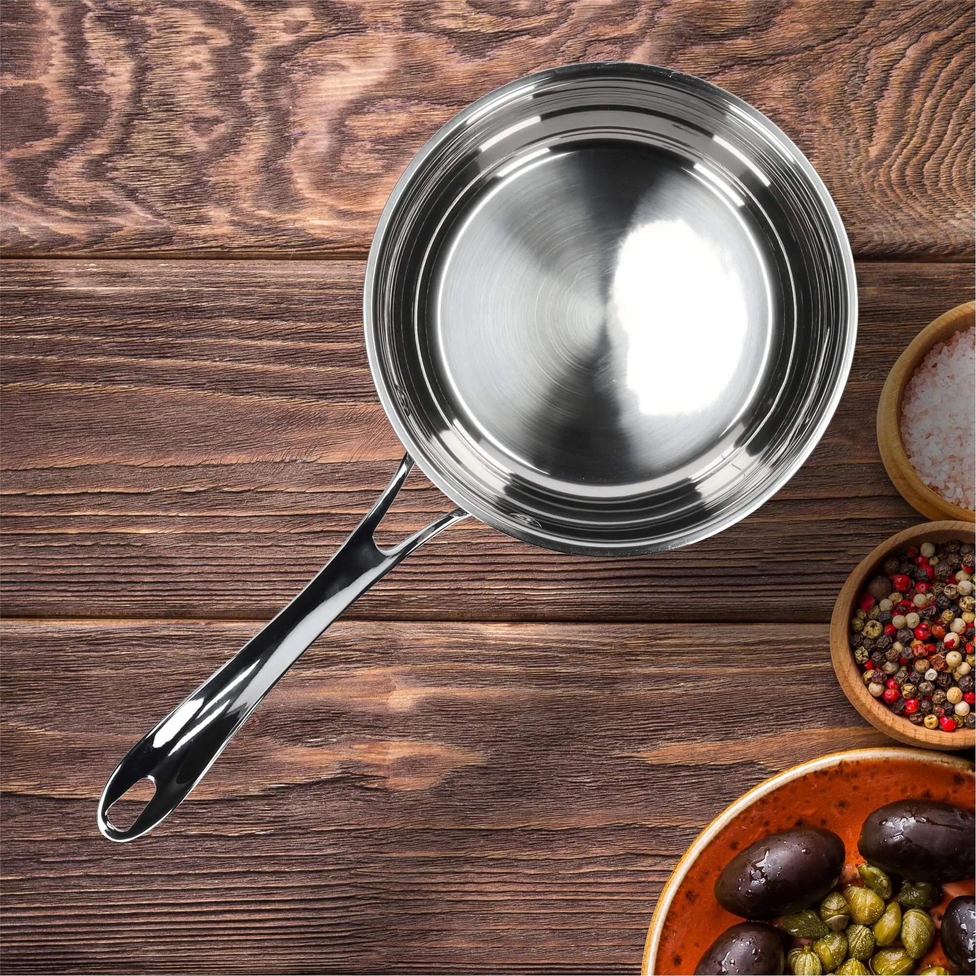 Berme 1,8 l plieninis puodas su rankena