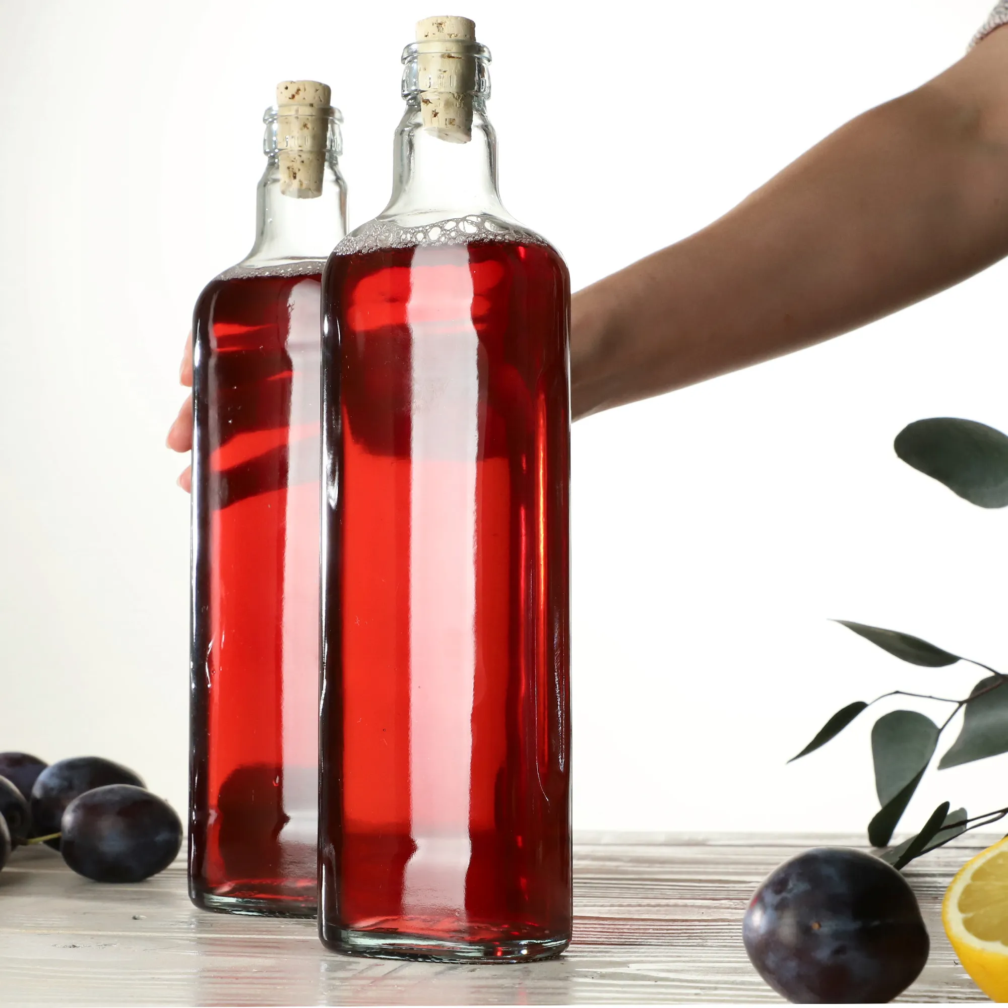 Rotzo butelis su kamščiu 0,7 l su kamščiu fi21