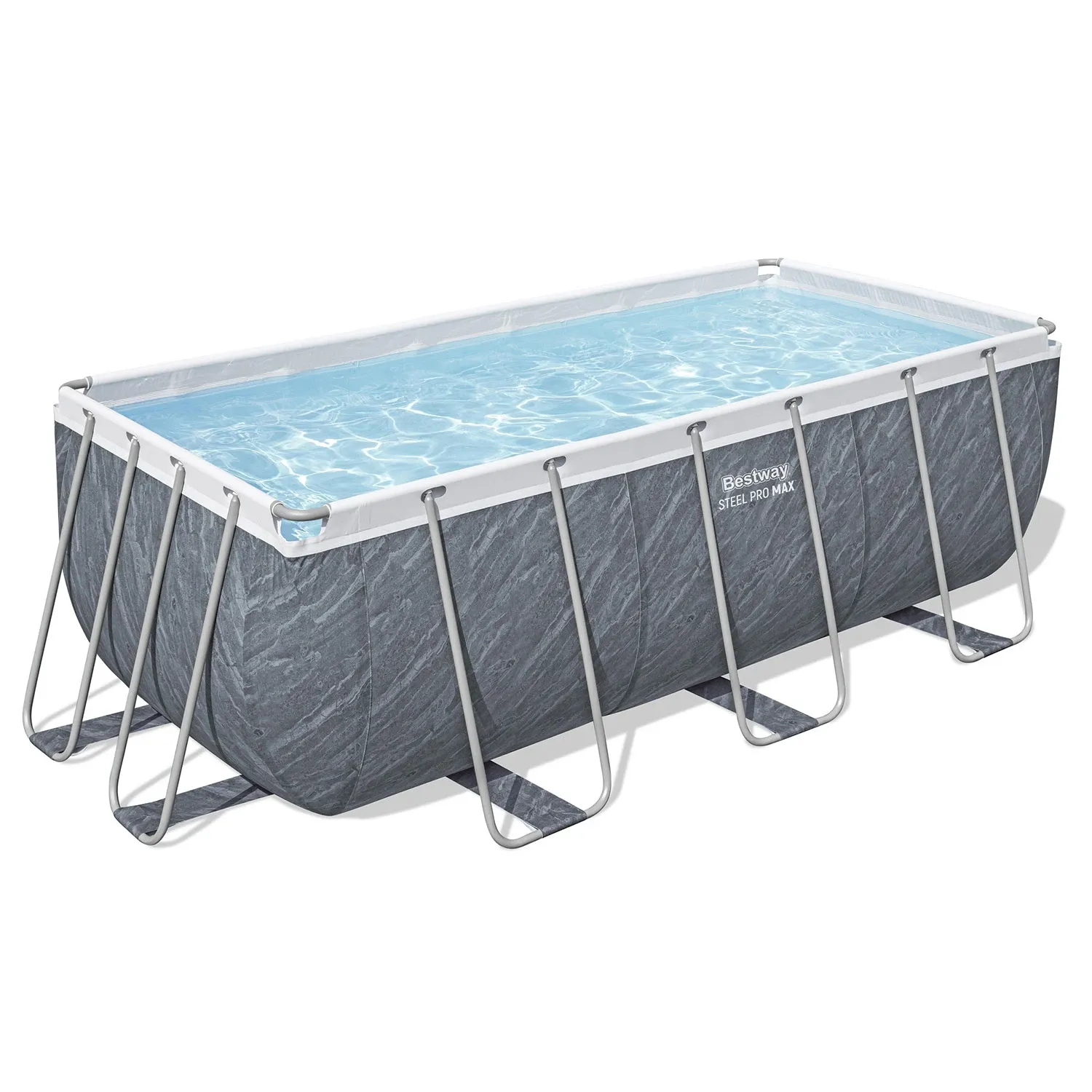 Karkasinis sodo baseinas 412 x 201 x 122 cm, 17 viename, „Bestway 56722“ - nuotrauka 1
