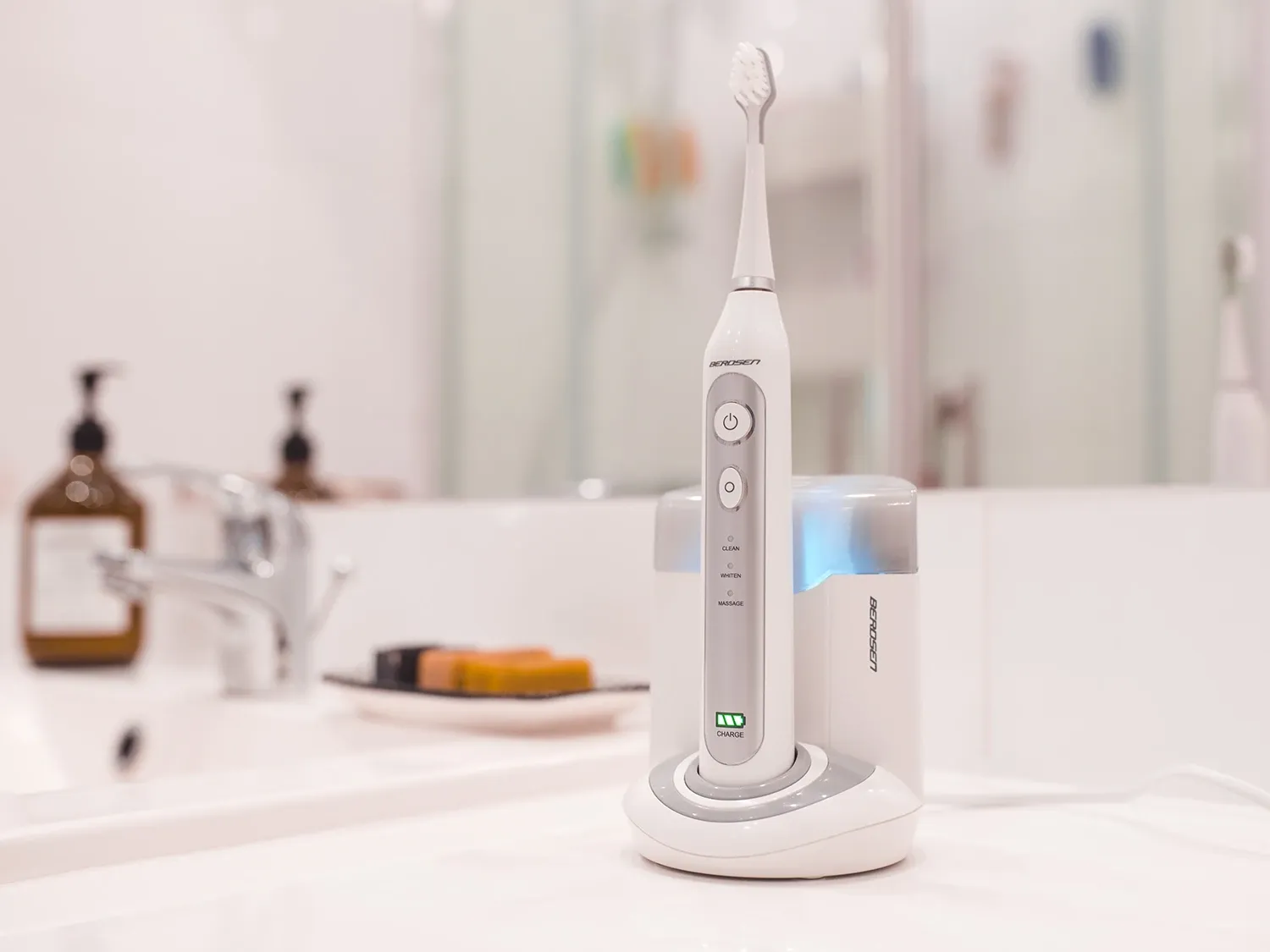 Berdsen Sonica B1 Sonic dantų šepetėlis su UV spinduliu - nuotrauka 1