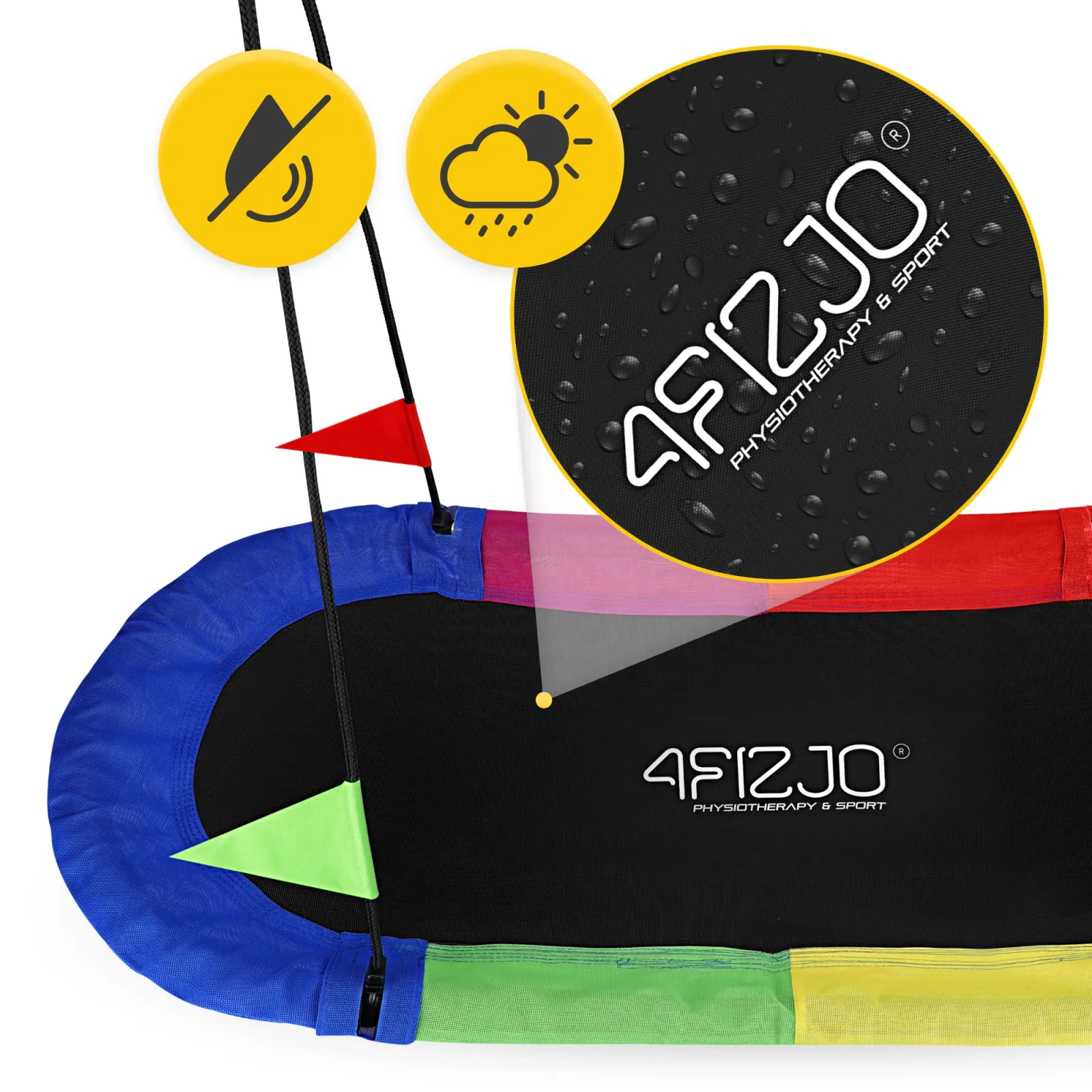 Vaikiškos sodo sūpynės „Stork%27s Nest“ 165 cm