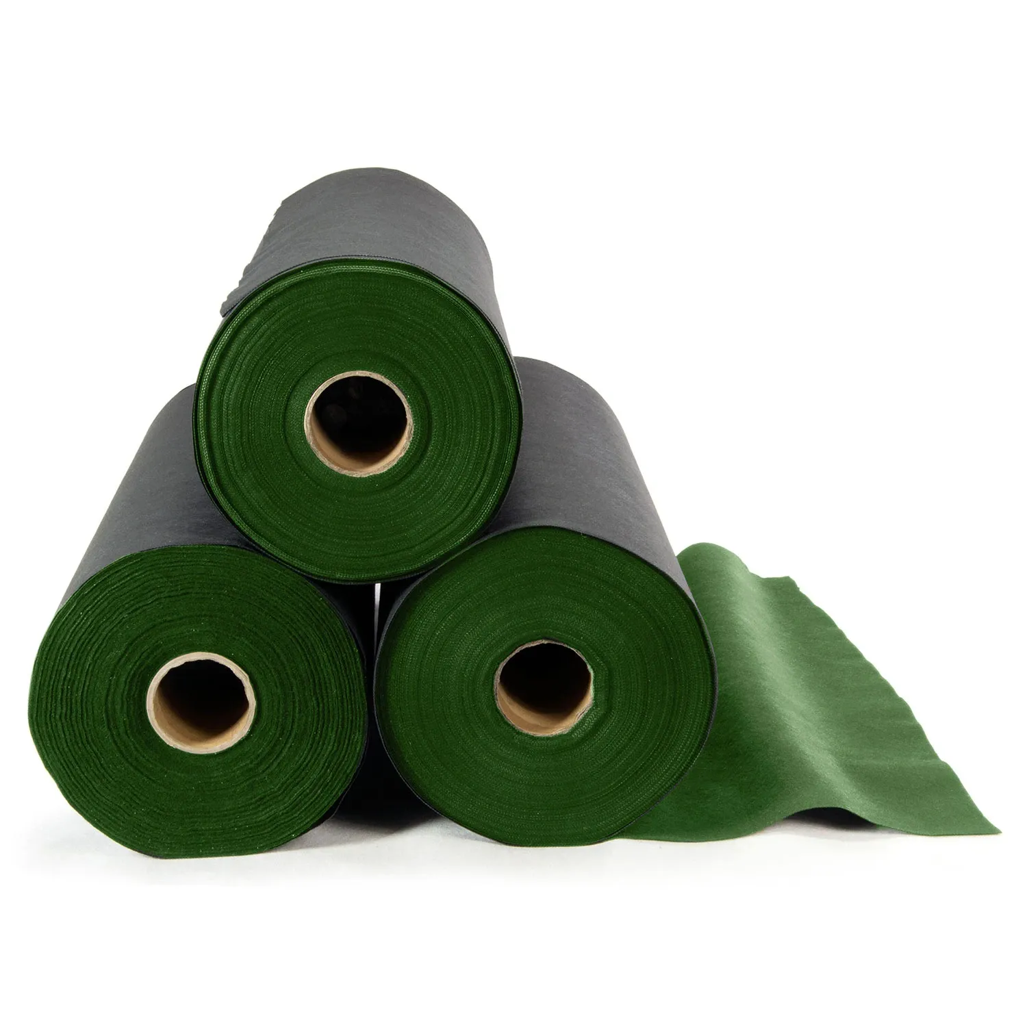 Sodo agrotekstilė 1,6 m x 50 m 90 g/m2 + 100 „Plonos“ smeigtukų - juoda ir žalia - nuotrauka 1