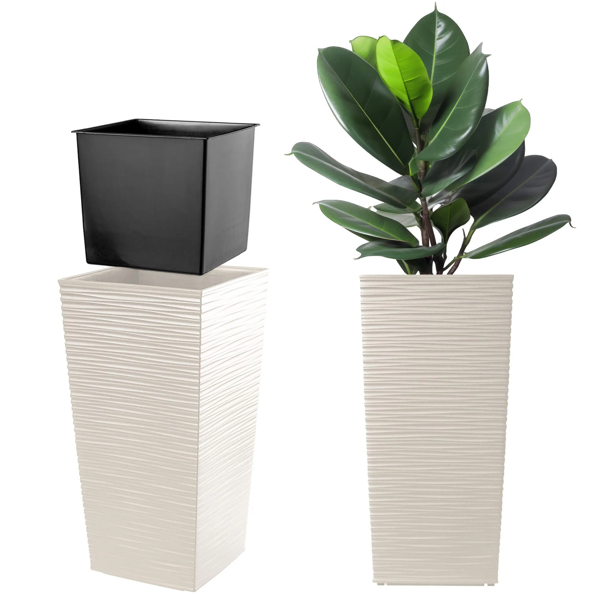 Gėlių vazonas su įdėklu Toulouse kaltelis 35 cm