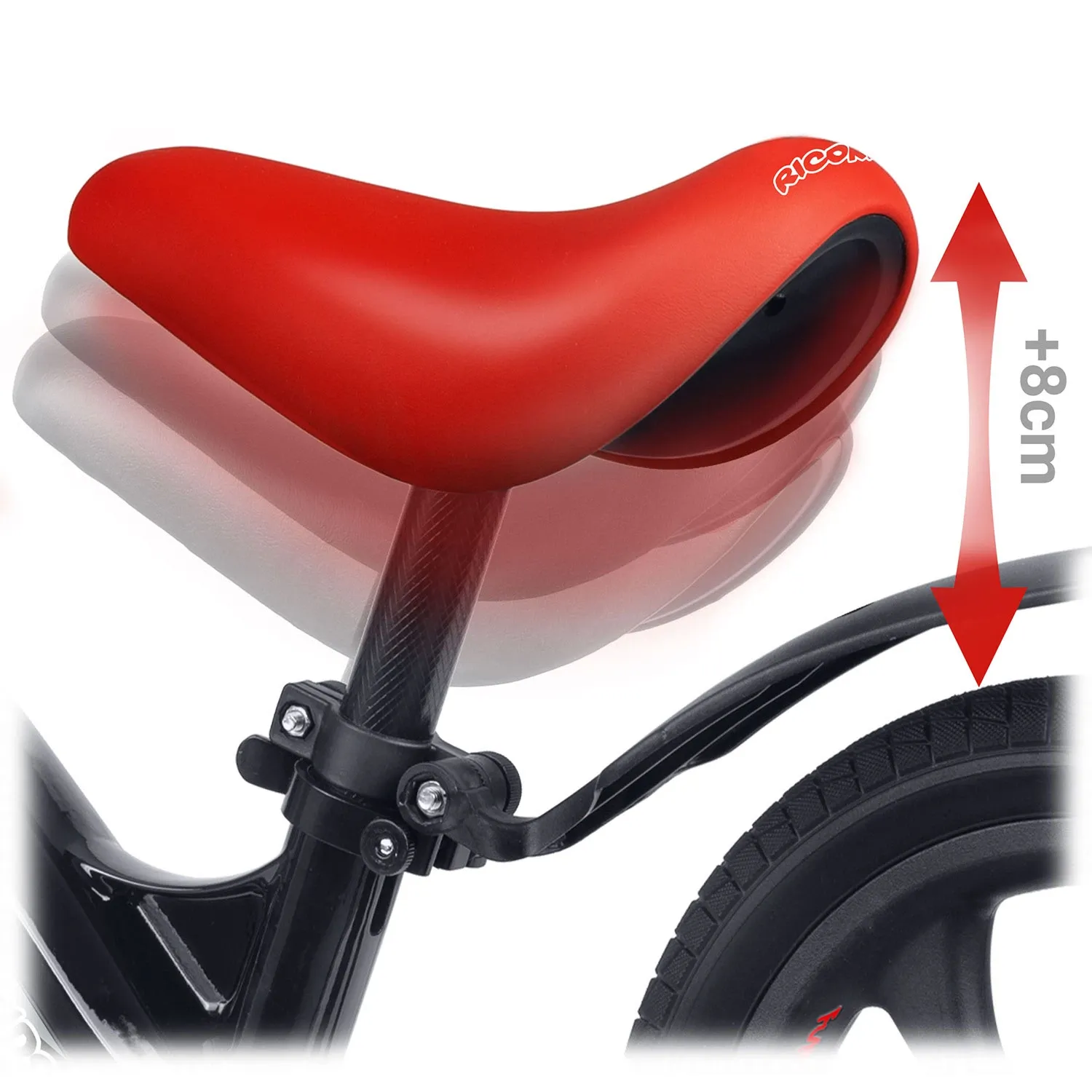 Ricokids FUNNU balansinis dviratis vaikams - nuotrauka 1