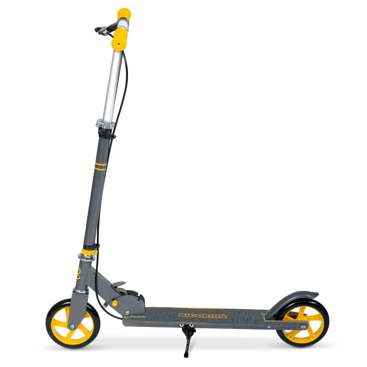 „Ricokids Kodi“ paspirtukas pilkas ir oranžinis - nuotrauka 1