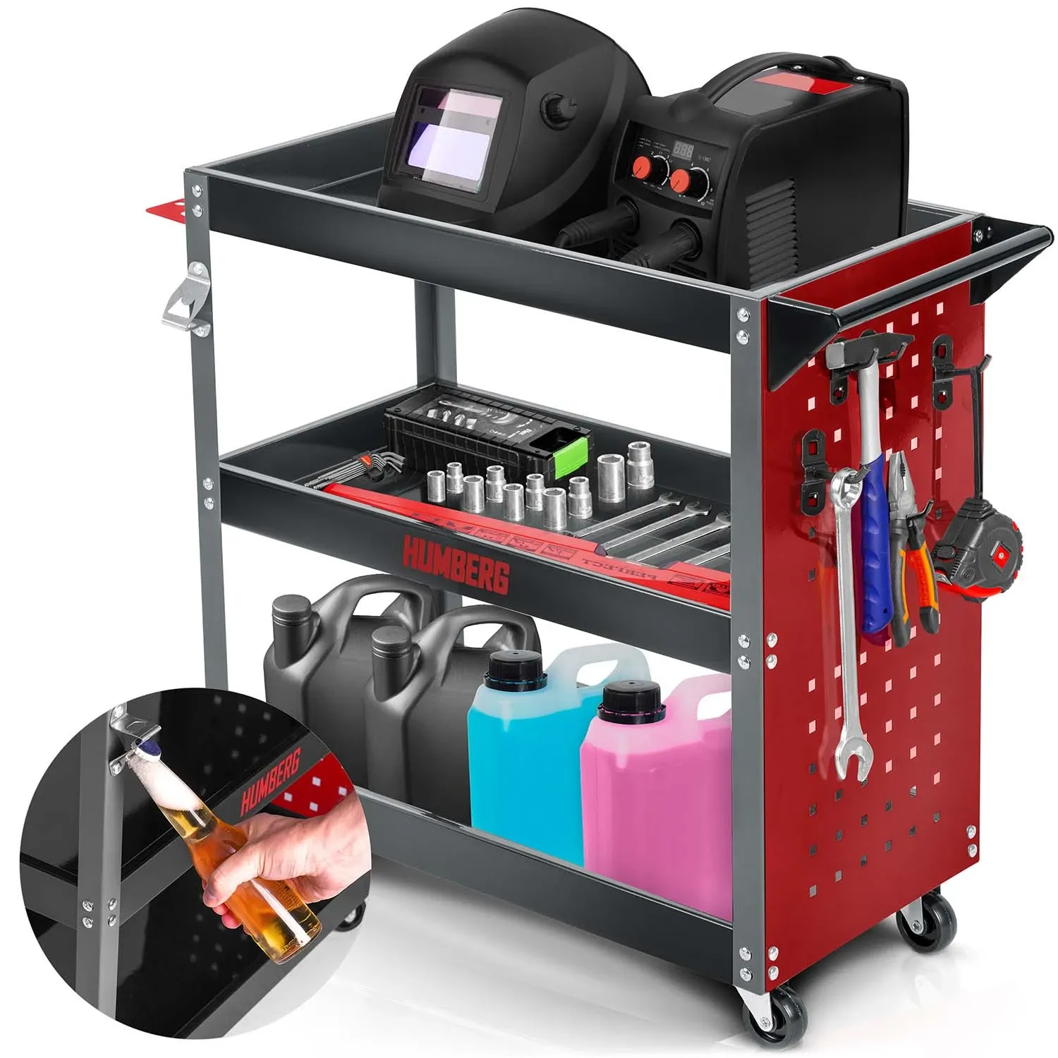 Humberg HM-515 dirbtuvių įrankių vežimėlis - nuotrauka 1