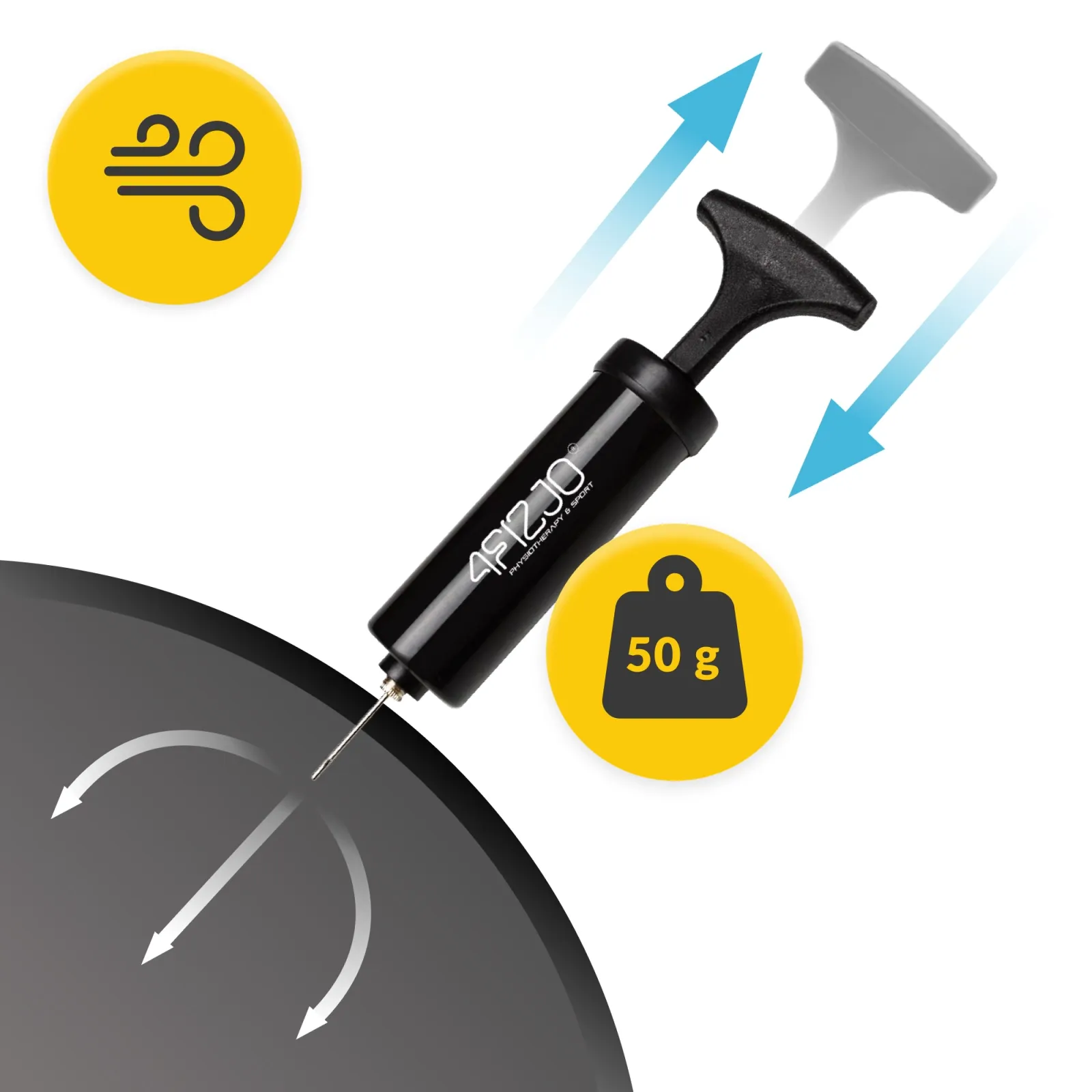 Pilateso ir reabilitacijos kamuolys 22 cm